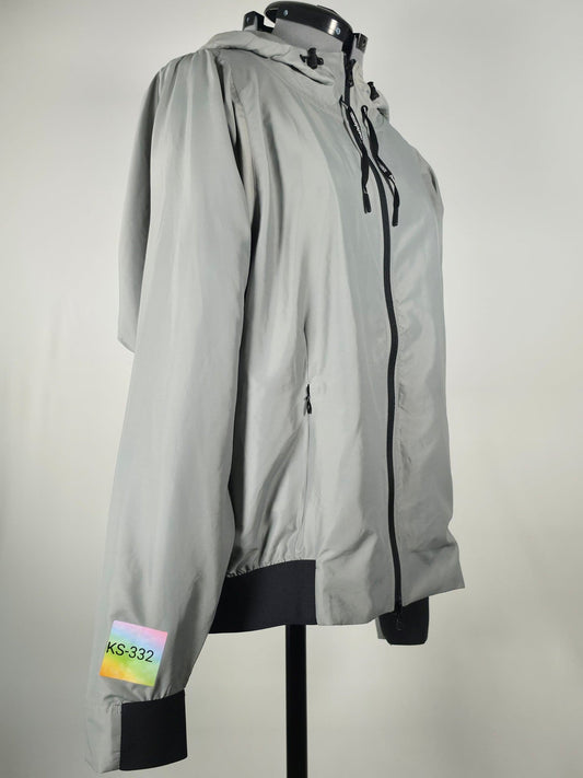 PEAK PERFORMANCE Elevate Jacket Size XL Gray Women’s Windbreaker Sport Outdoor