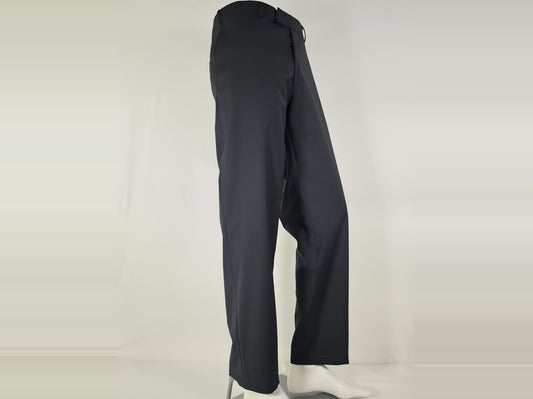 OSCAR JACOBSON Adam Trousers Size 104 L 52 Navy Blue Black Wool Blend Premium Suit Pants