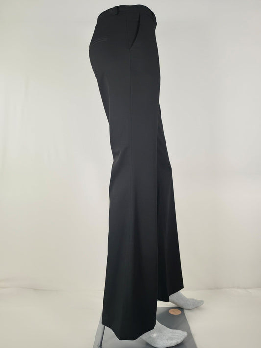 FILIPPA K Kim Slacks Trousers Size XS 34 Black Bootcut Flare Premium Luxury