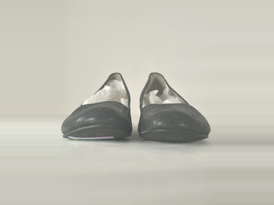 VAGABOND Black Textured Wedge Heels Pumps Shoes Size 39 Premium Comfort