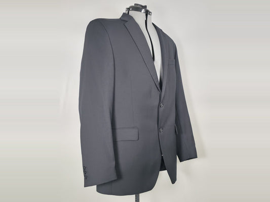 SIR OF SWEDEN New Lage Suit Jacket Blazer Size 54 Black Wool Blend Premium