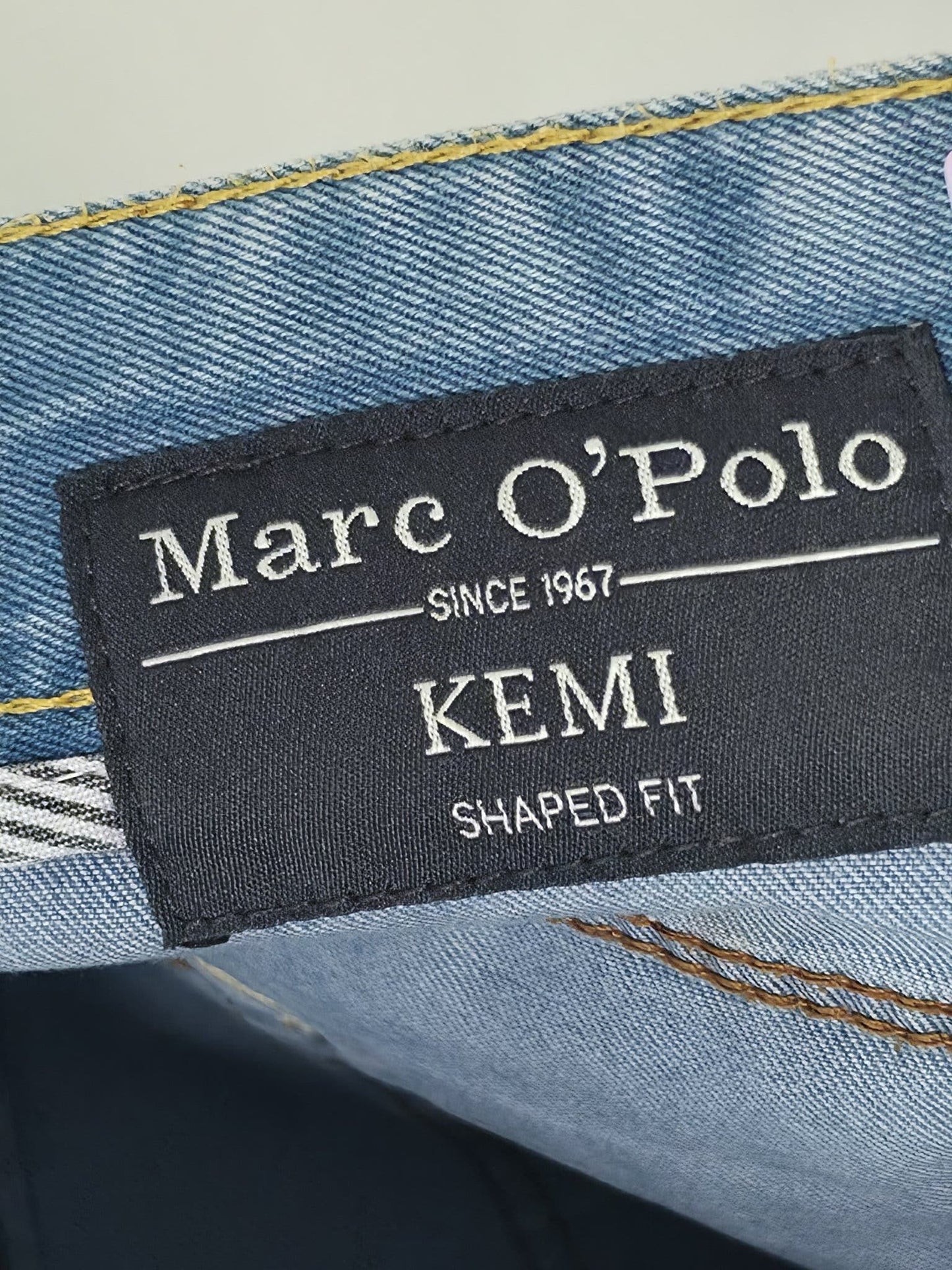 MARC O’POLO Kemi Shaped Fit Jeans Size W31 L32 Light Blue Cotton Premium