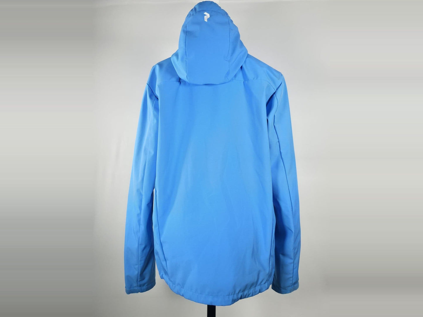 PEAK PERFORMANCE Softshell Jacket Size M Blue Hooded Outdoor Premium