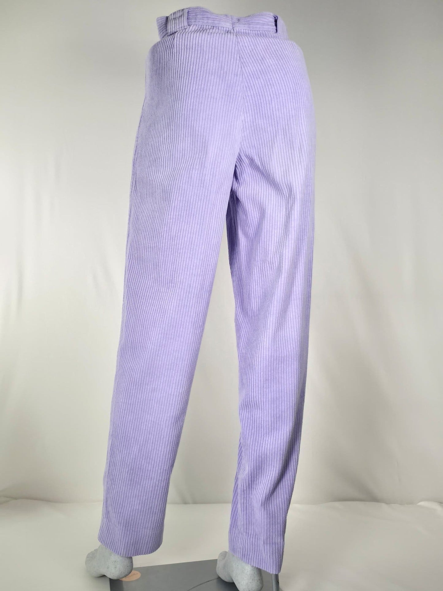 ÅHLENS Leinenhose Hose Größe 34 XS Lila Weites Bein Premium Sommer Vintage