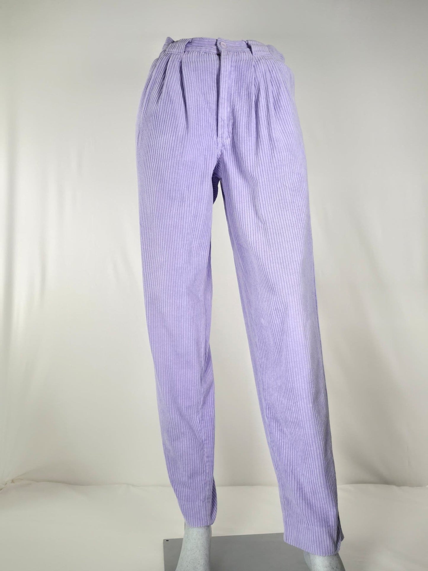 ÅHLENS Leinenhose Hose Größe 34 XS Lila Weites Bein Premium Sommer Vintage