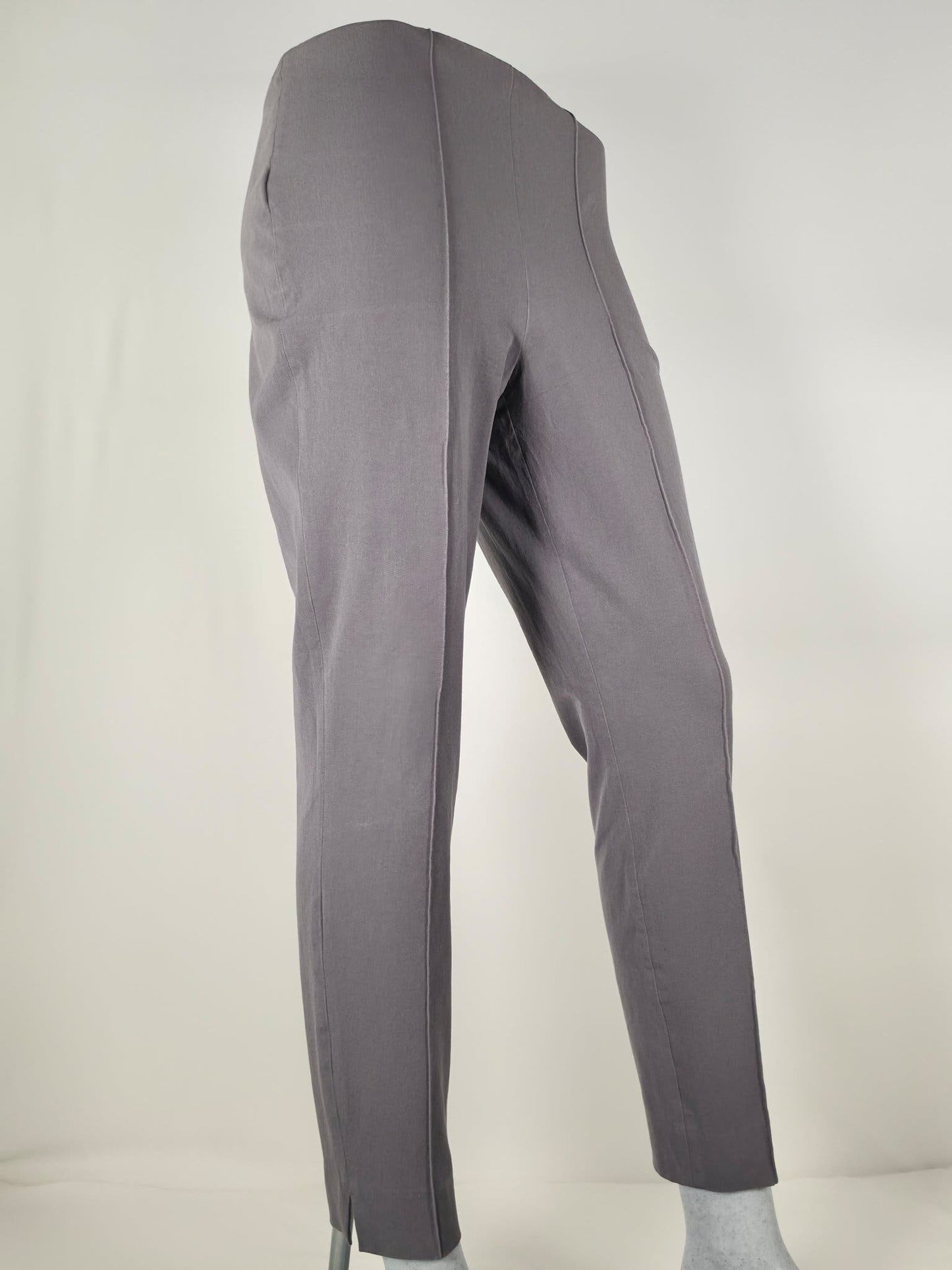 POLO RALPH LAUREN Slim Pants Size 8 38 M Grey Cotton Viscose Stretch Premium
