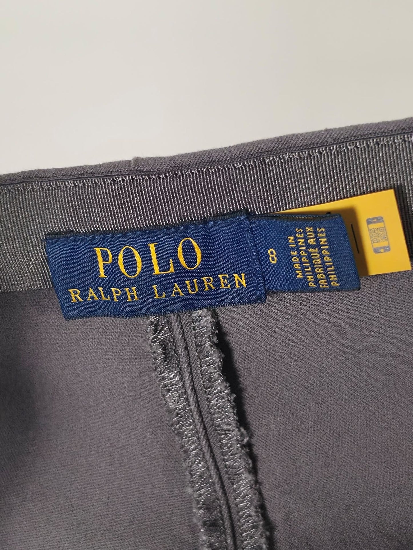 POLO RALPH LAUREN Slim Pants Size 8 38 M Grey Cotton Viscose Stretch Premium