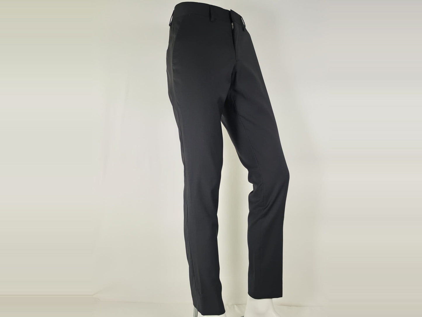 J.LINDEBERG Hopper Paulie Black Suit Set Size 46 Virgin Wool Premium Luxury