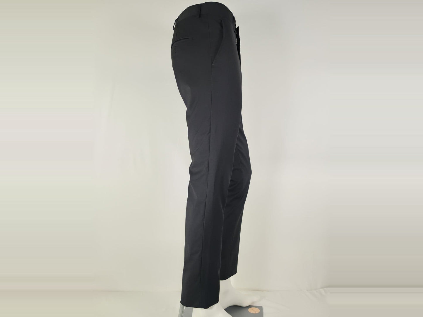 J.LINDEBERG Hopper Paulie Black Suit Set Size 46 Virgin Wool Premium Luxury