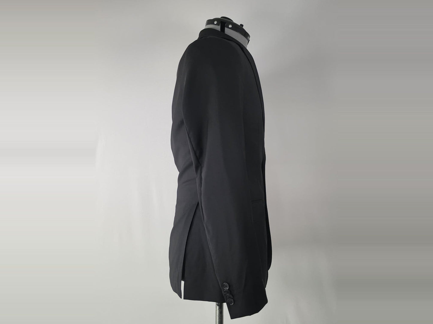 J.LINDEBERG Hopper Paulie Black Suit Set Size 46 Virgin Wool Premium Luxury