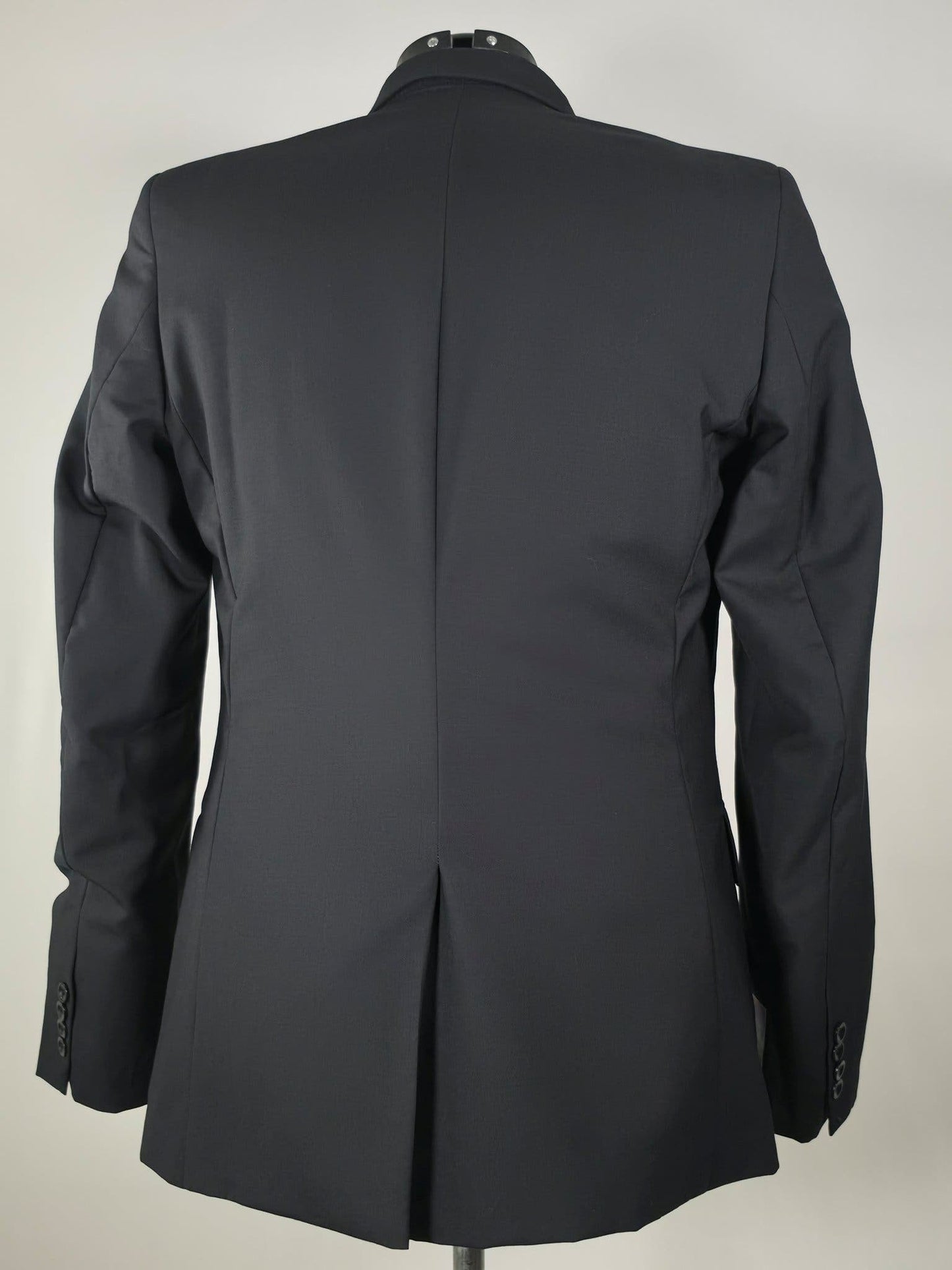 FILIPPA K Suit Jacket Blazer Size 50 M L Black 100% Wool Premium Minimalist