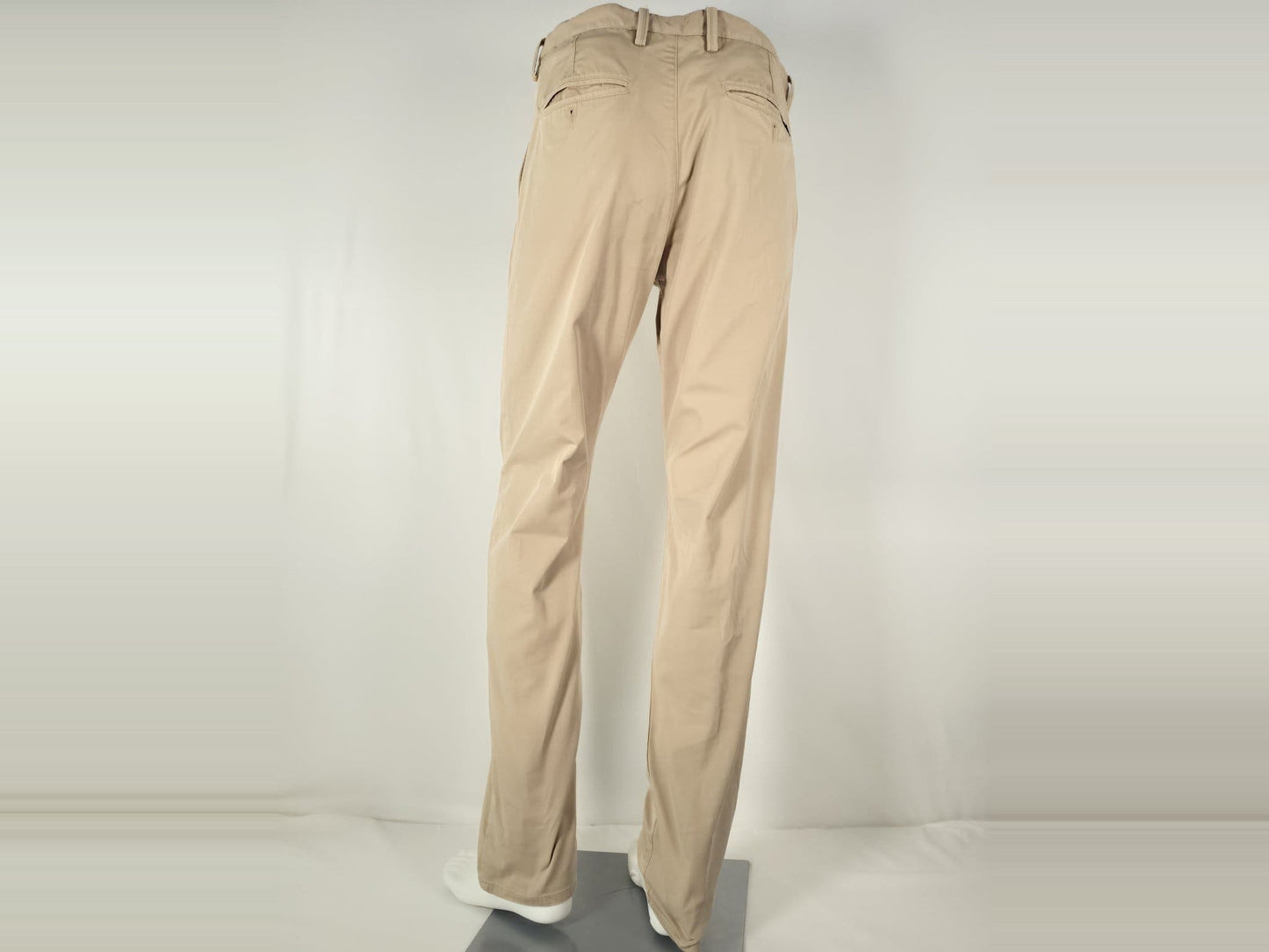 GANT Chinos Pants Beige Size W33 L34 Cotton Stretch Premium Casual Modern