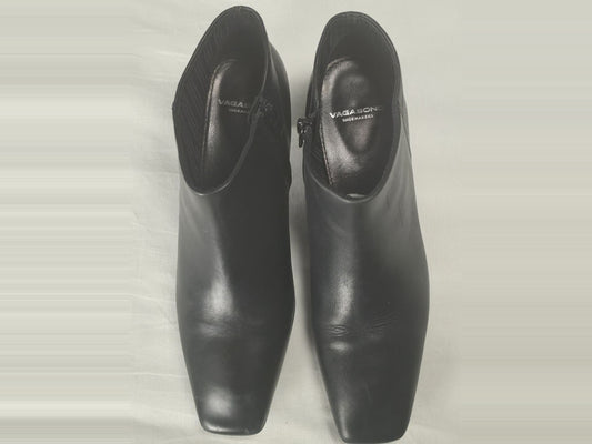VAGABOND Shoemakers Leather Boots Ankle Boots Size 37 Black Premium Classic