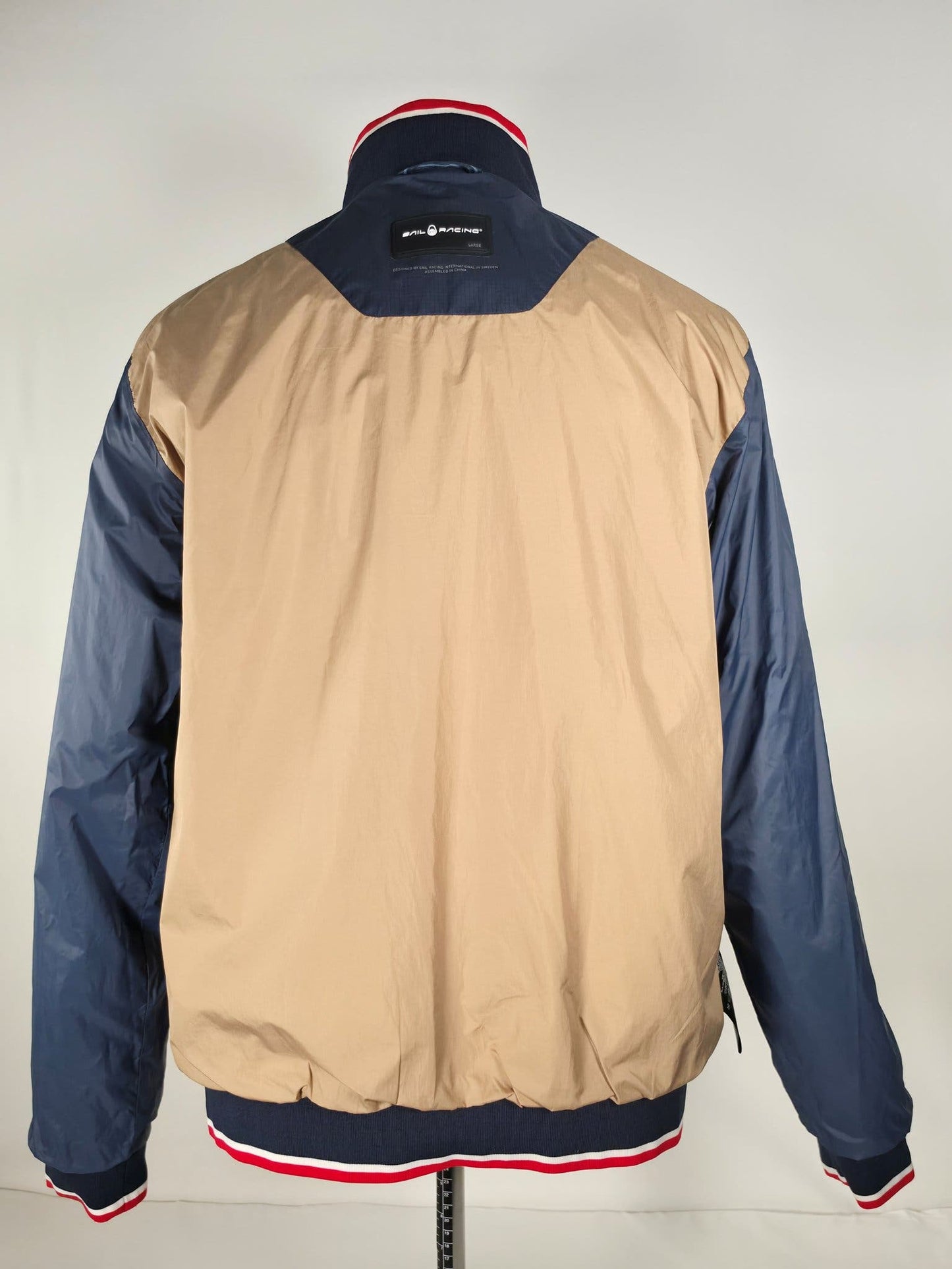 SAIL RACING Grinder Lumber Jacket Size L Navy Blue Nylon Premium Bomber  Windbreaker