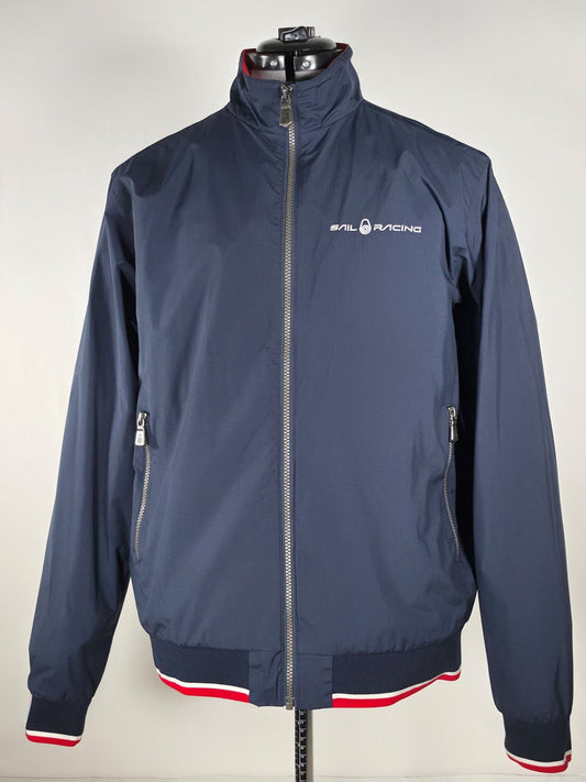 SAIL RACING Grinder Lumber Jacket Size L Navy Blue Nylon Premium Bomber  Windbreaker