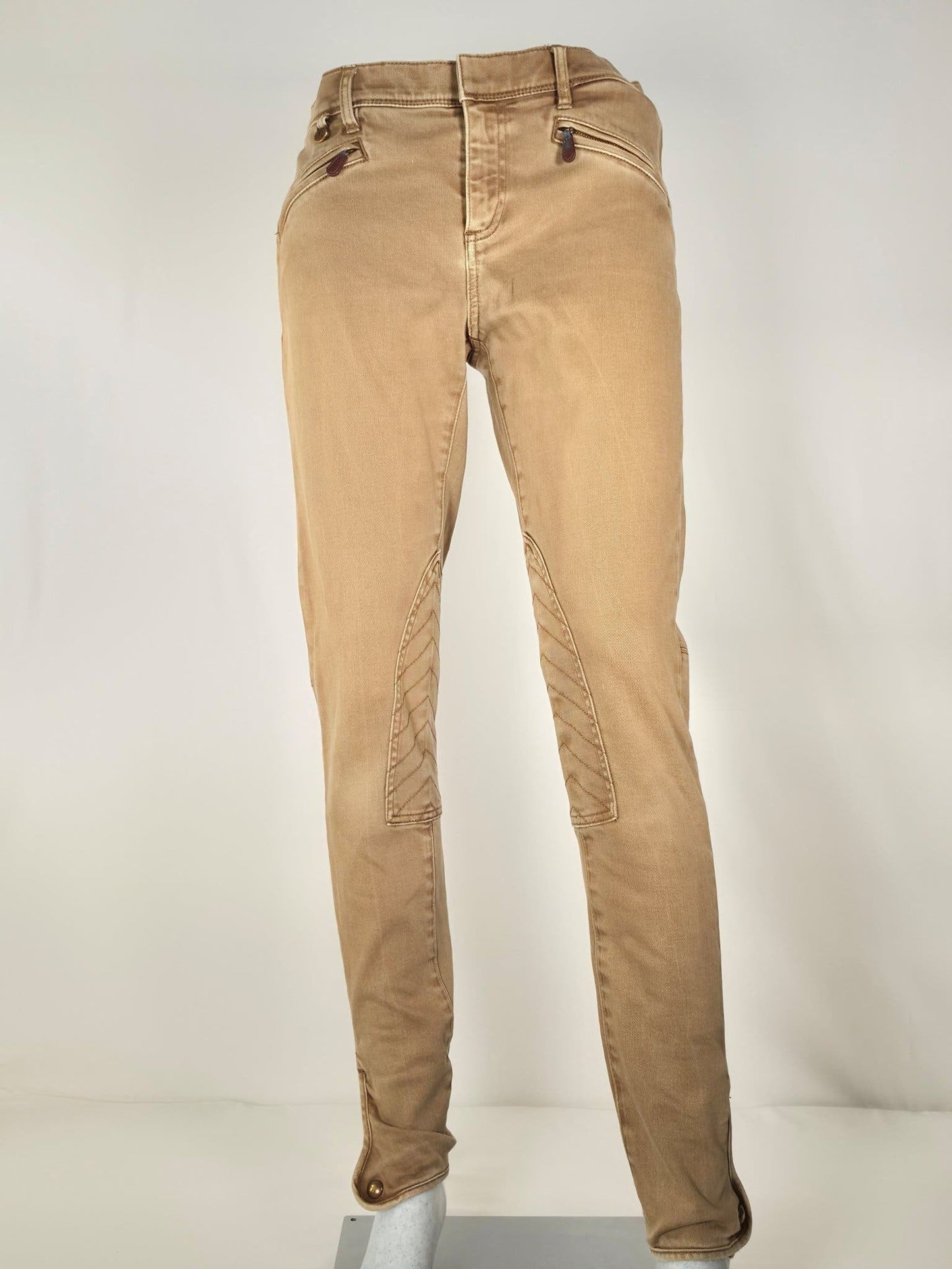 POLO RALPH LAUREN Whitlyn Jod Pants Size 30 M Tan Khaki Jodhpur Premium