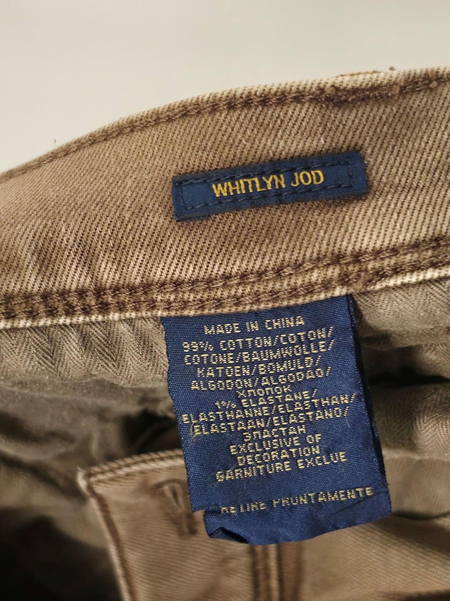 POLO RALPH LAUREN Whitlyn Jod Pants Size 30 M Tan Khaki Jodhpur Premium