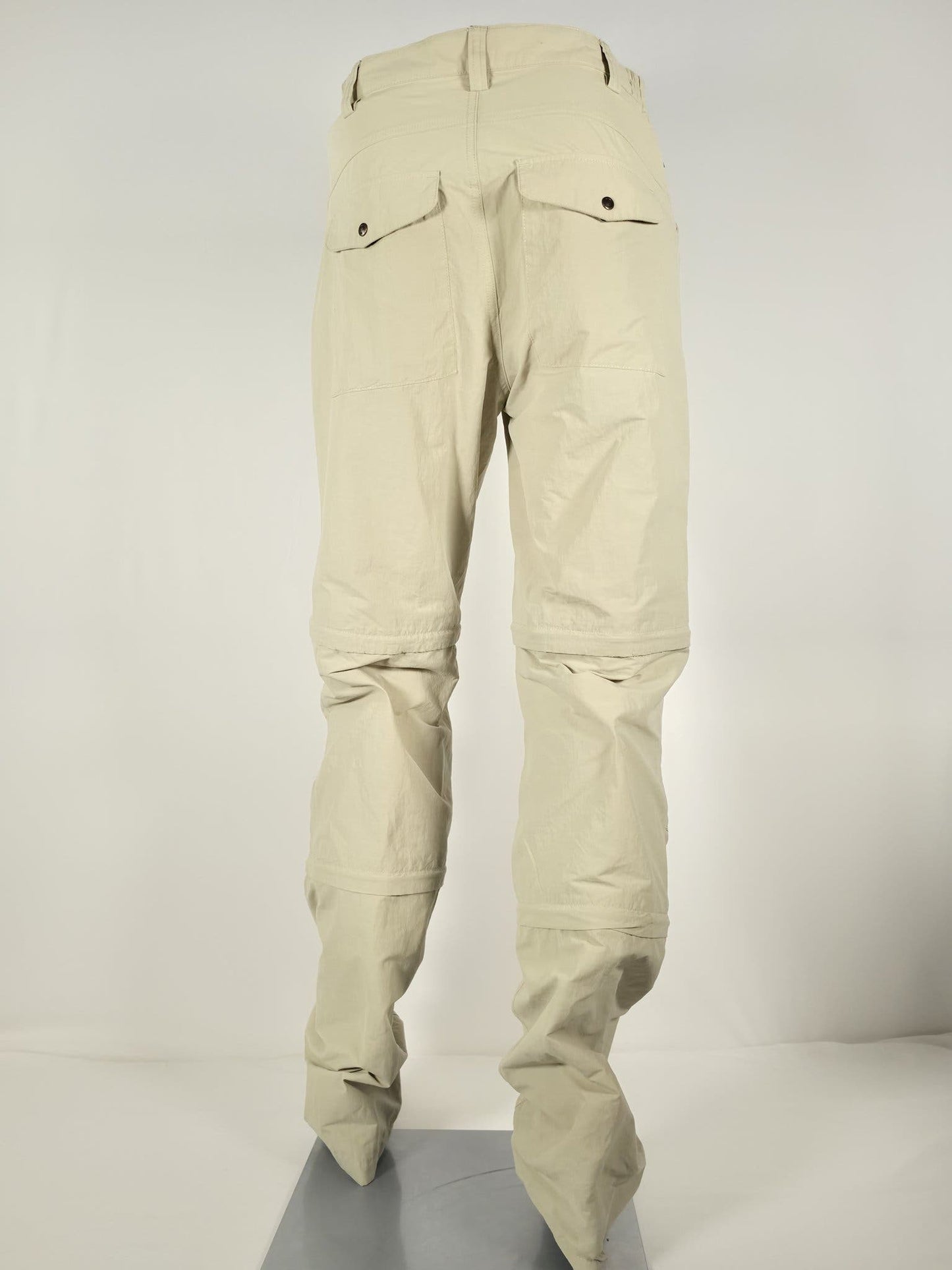 FJÄLLRÄVEN Daloa MT 3 Stage Trousers Size 38 Women's Beige Convertible Pants