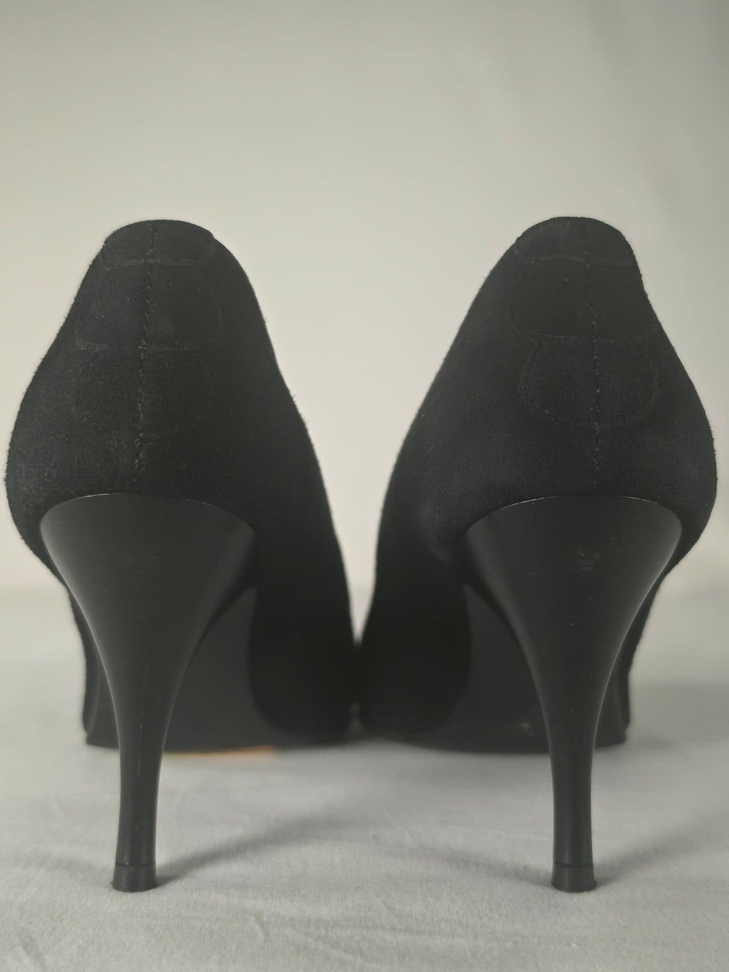 VAGABOND Leather Pumps Size 40 Black Classic Premium Heels Vintage Quality