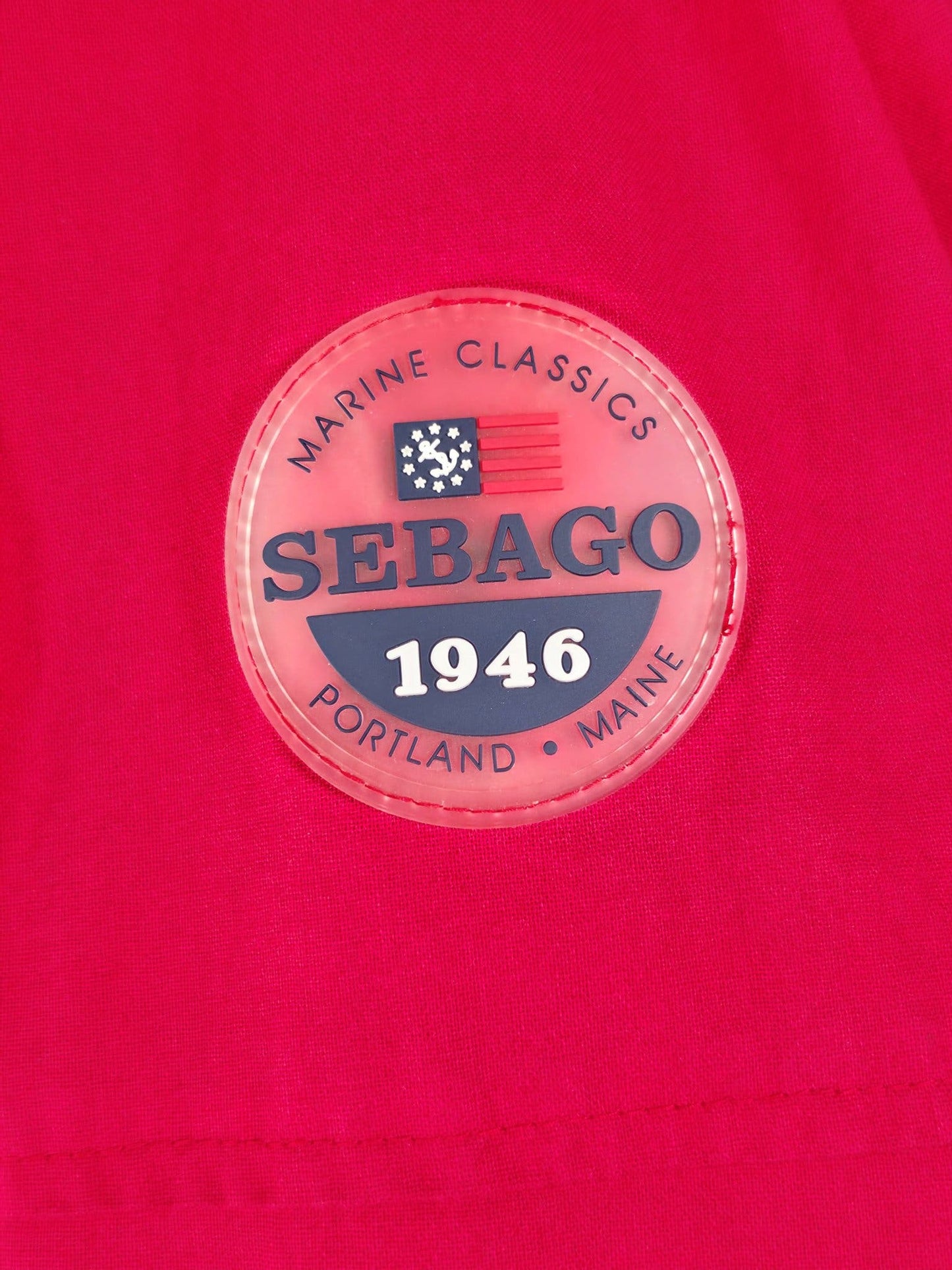 SEBAGO Sailing Jacket Windbreaker Women's Size L/XL Red Premium Marine
