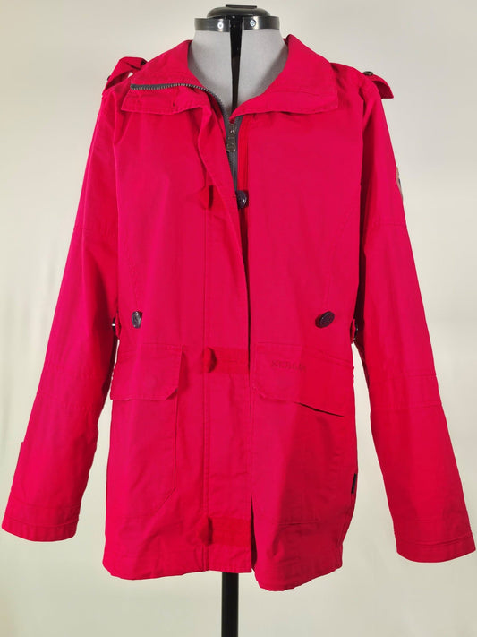 SEBAGO Sailing Jacket Windbreaker Women's Size L/XL Red Premium Marine
