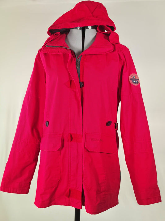 SEBAGO Sailing Jacket Windbreaker Women's Size L/XL Red Premium Marine