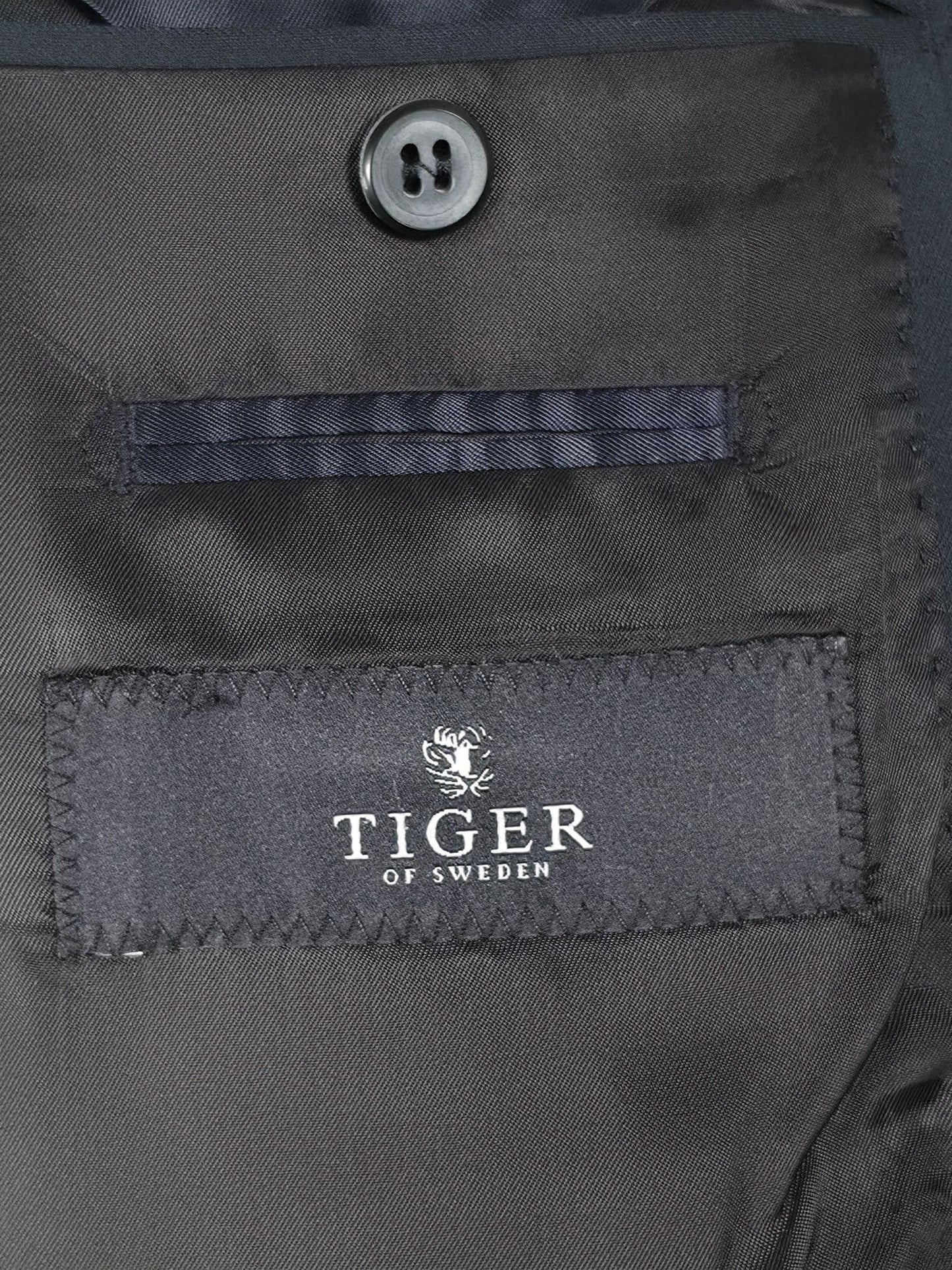 TIGER OF SWEDEN Norden2 iTravel Suit Jacket Blazer Size 108 XL Navy Blue Wool