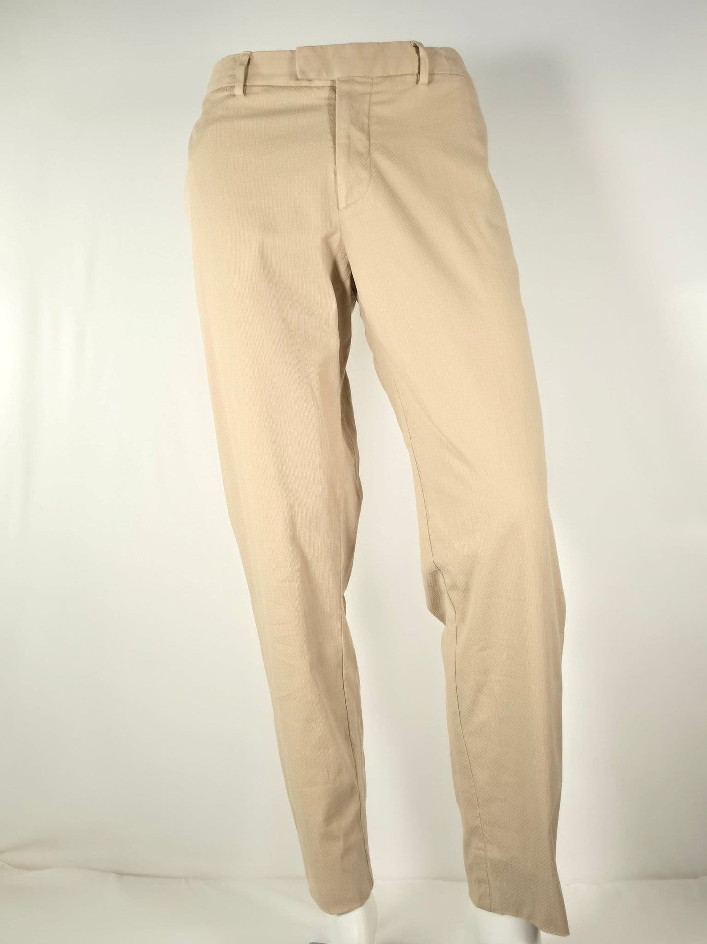 J.LINDEBERG Grant Diamond Pants Trousers Chinos Size 52 L Beige Cotton Stretch