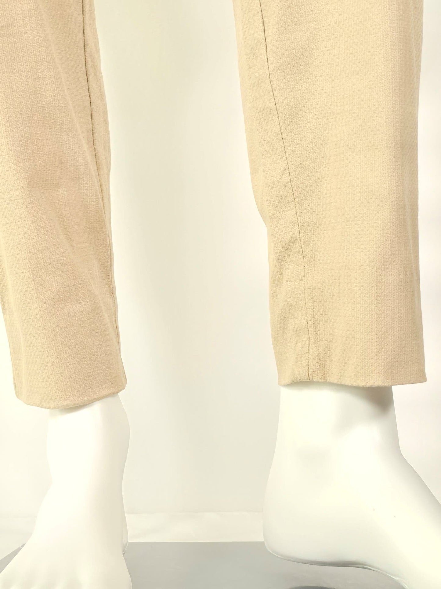 J.LINDEBERG Grant Diamond Pants Trousers Chinos Size 52 L Beige Cotton Stretch