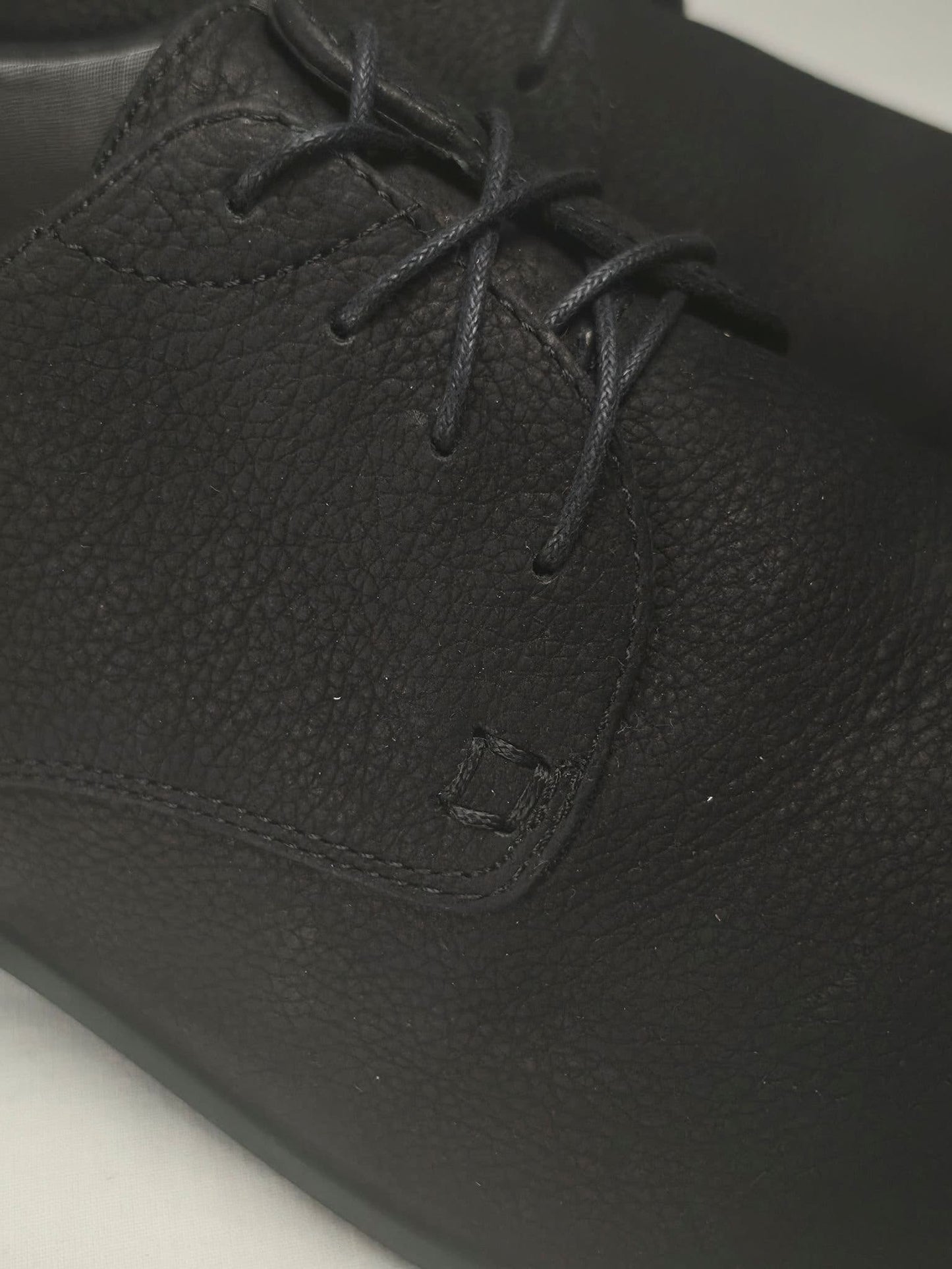 VAGABOND Derby Leather Shoes Size 45 Black Smart Casual Dress Shoes Premium