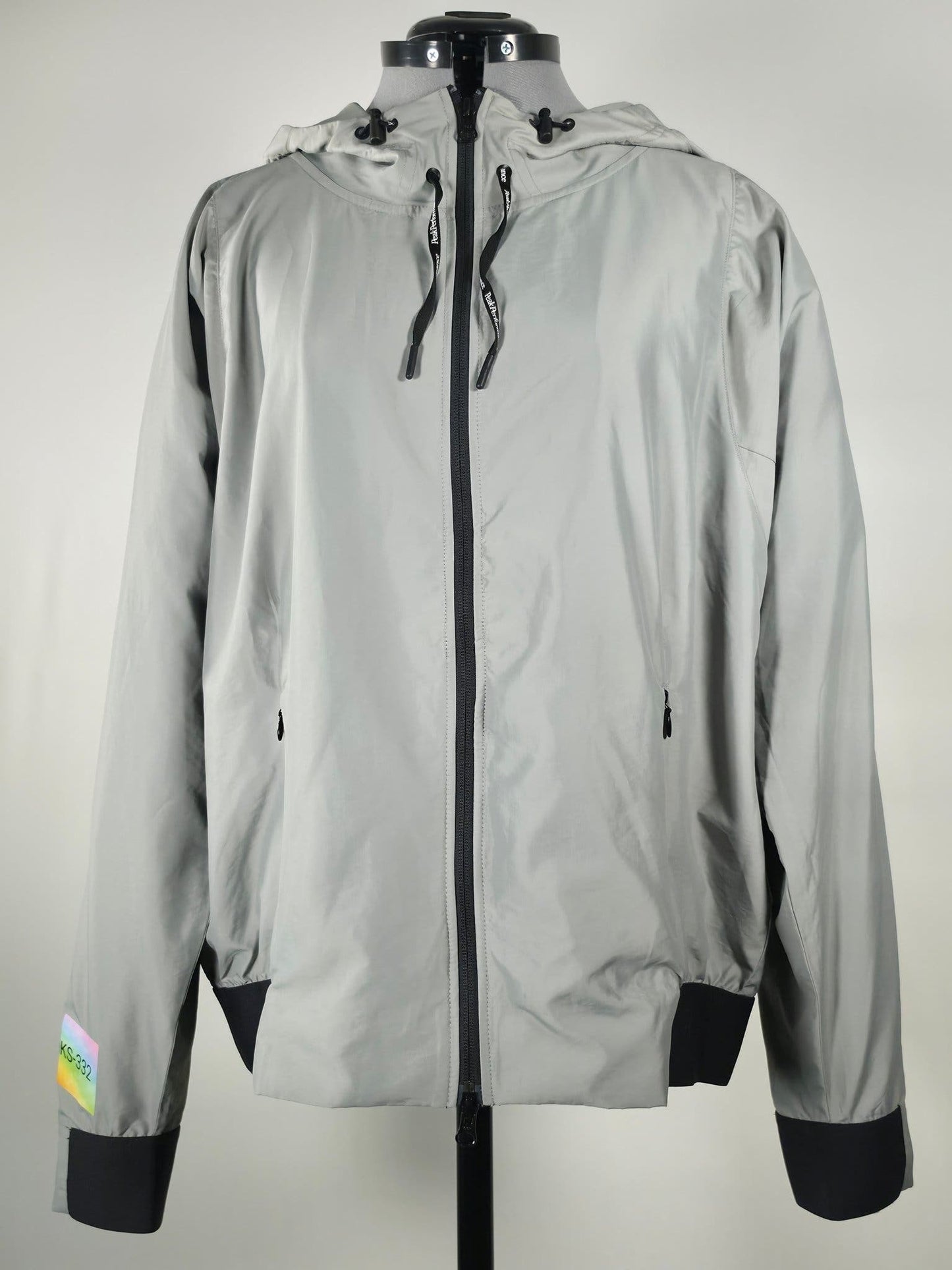 PEAK PERFORMANCE Elevate Jacket Size XL Gray Women’s Windbreaker Sport Outdoor
