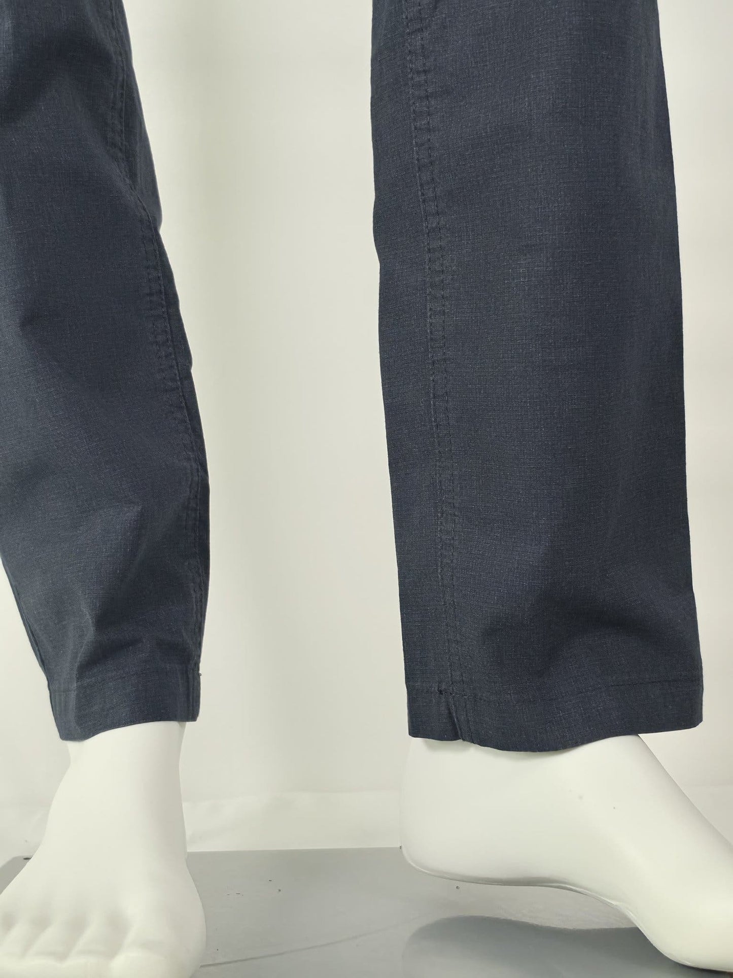 NN07 Chinos Pants Size 33/32 Navy Blue Gray Cotton Premium Quality - Excellent