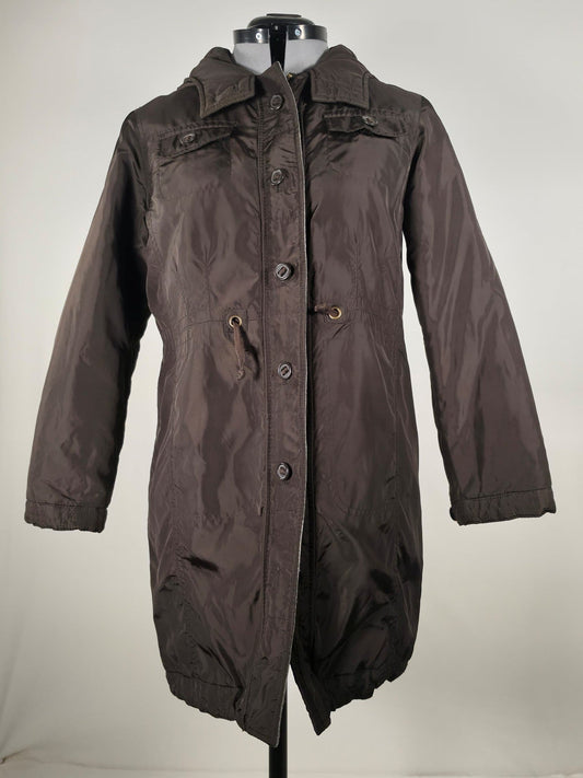 MASSIMO DUTTI Long Blazer Coat Size 36 S Brown Premium Tailored Quality 11-12 years