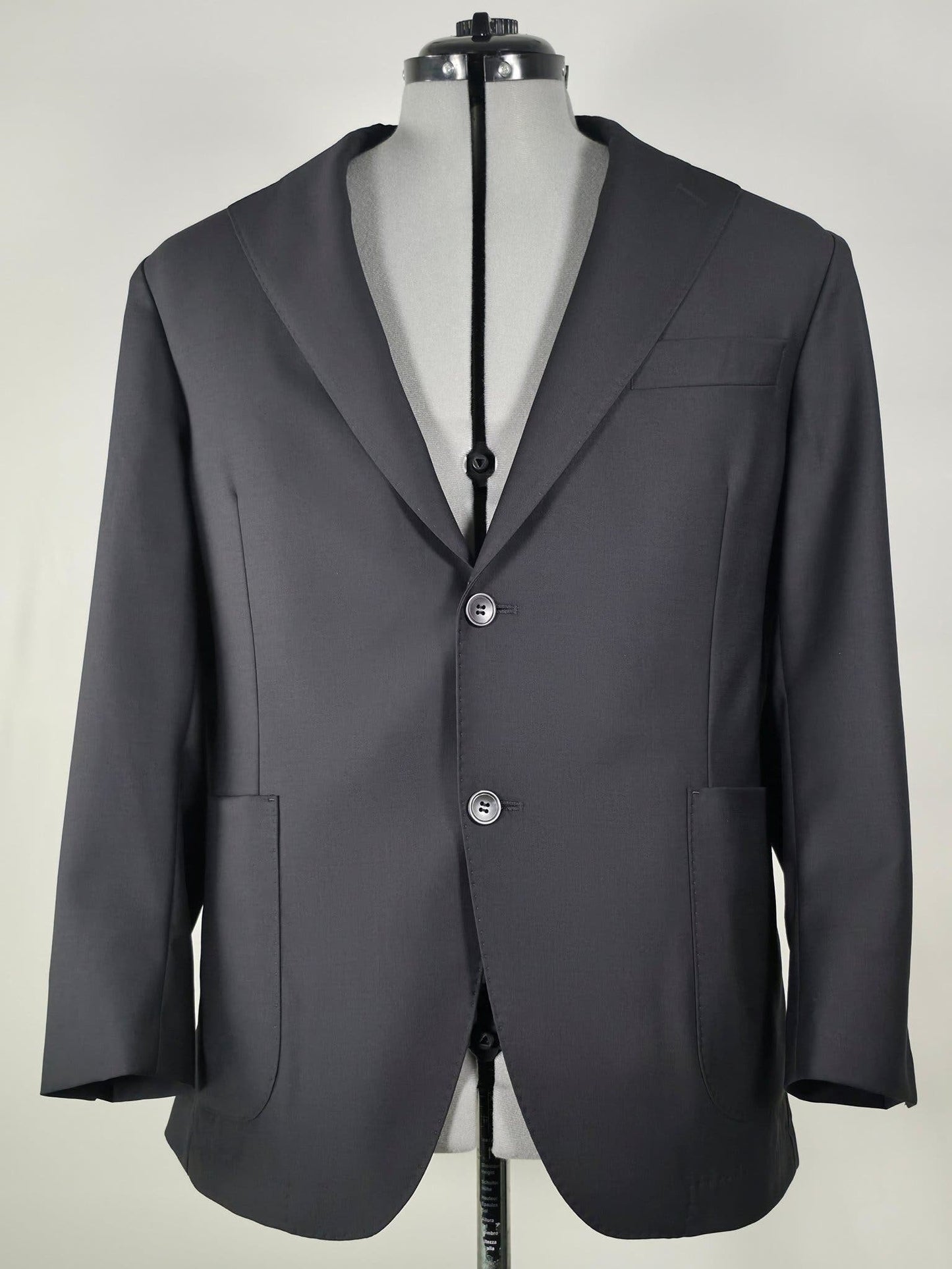 OSCAR JACOBSON Egel Wool Suit Blazer Trousers Size 50 Black Premium Quiet Luxury
