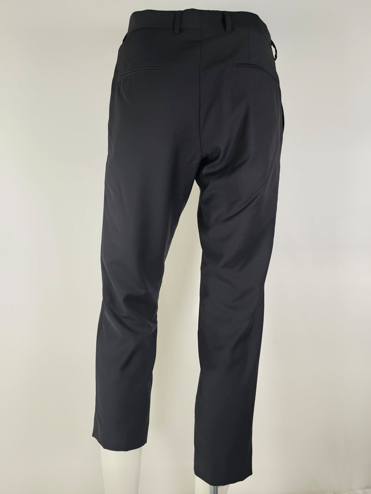 OSCAR JACOBSON Egel Wool Suit Blazer Trousers Size 50 Black Premium Quiet Luxury