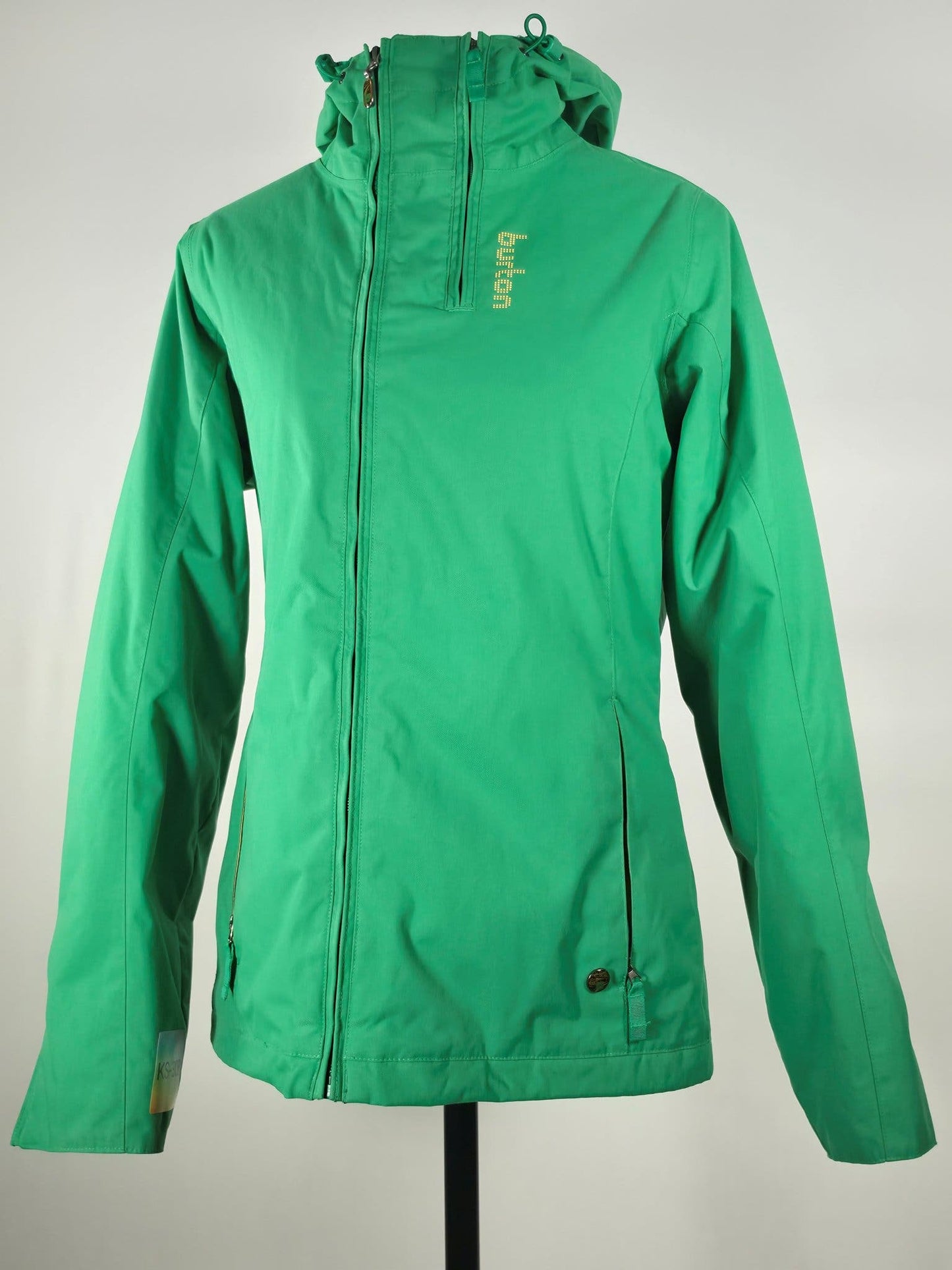 BURTON Dryride Jacket Softshell Fleece Size S M Green Unisex Sports Windbreaker
