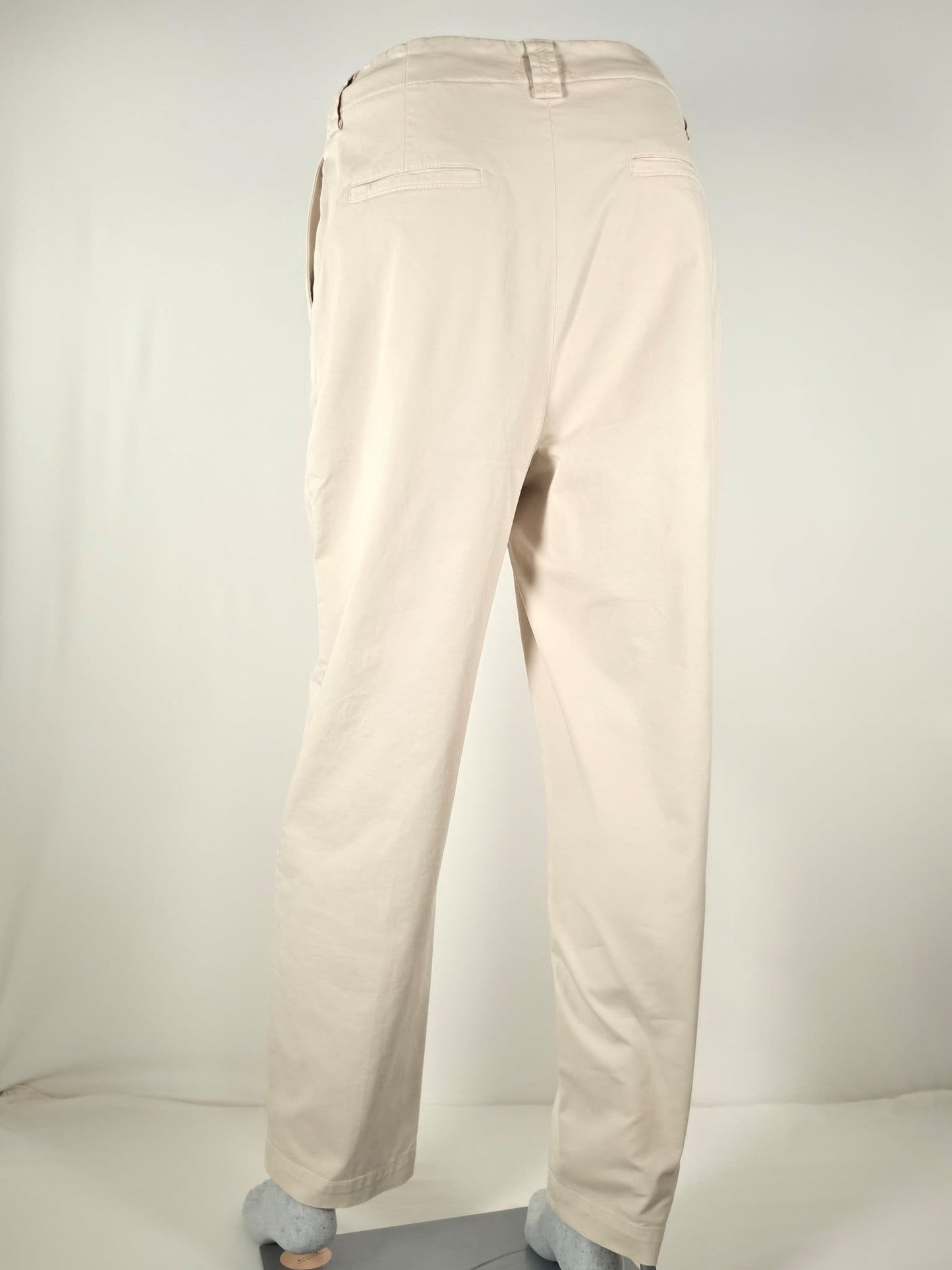 FILIPPA K Chinos Trousers Size 38 M Light Beige Cotton Stretch Premium Elastane