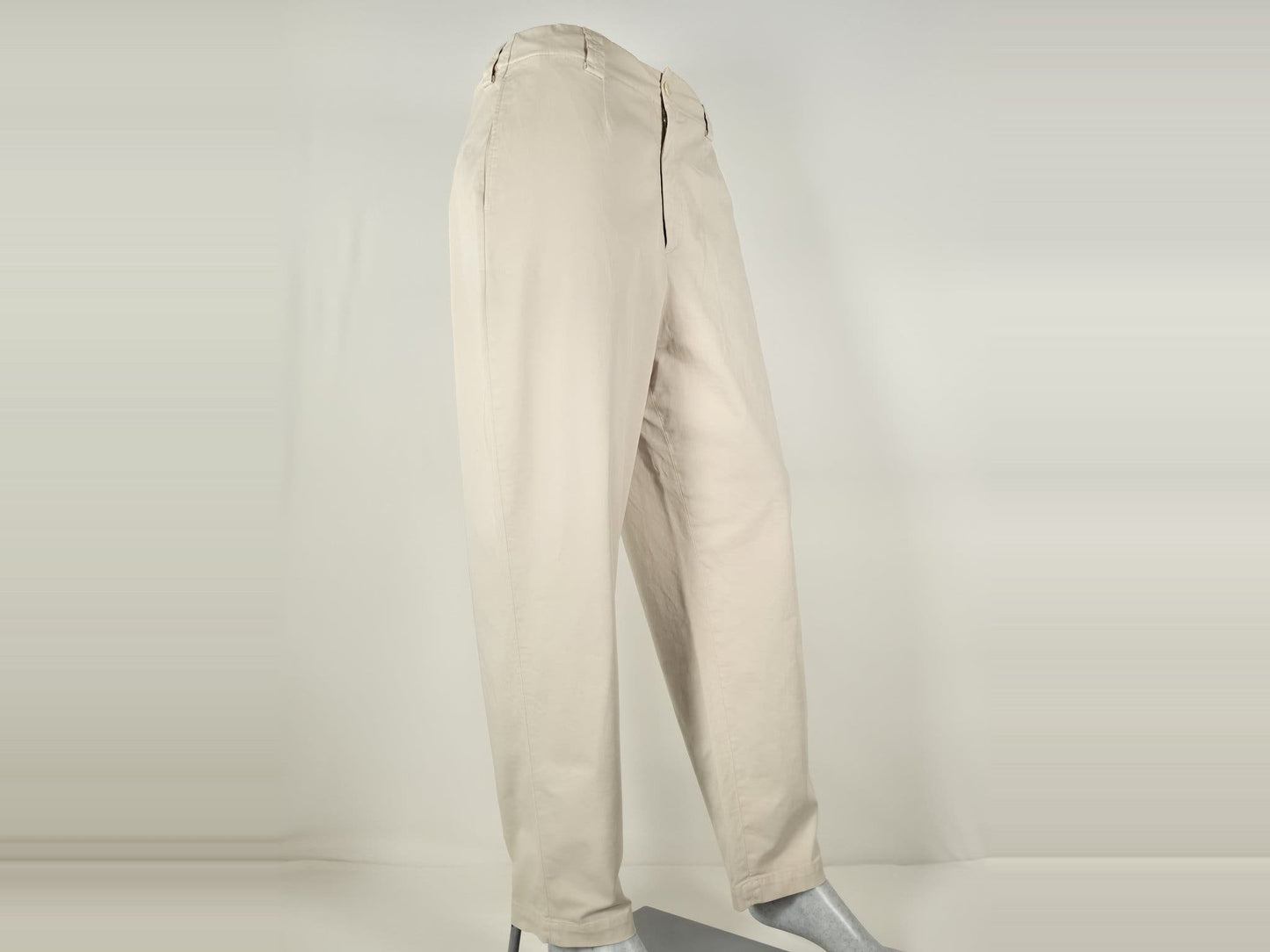FILIPPA K Chinos Trousers Size 38 M Light Beige Cotton Stretch Premium Elastane