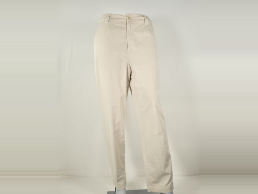 FILIPPA K Chinos Trousers Size 38 M Light Beige Cotton Stretch Premium Elastane