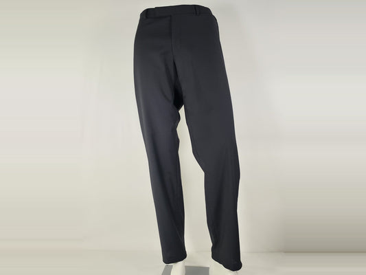 OSCAR JACOBSON Adam Trousers Size 104 L 52 Navy Blue Black Wool Blend Premium Suit Pants