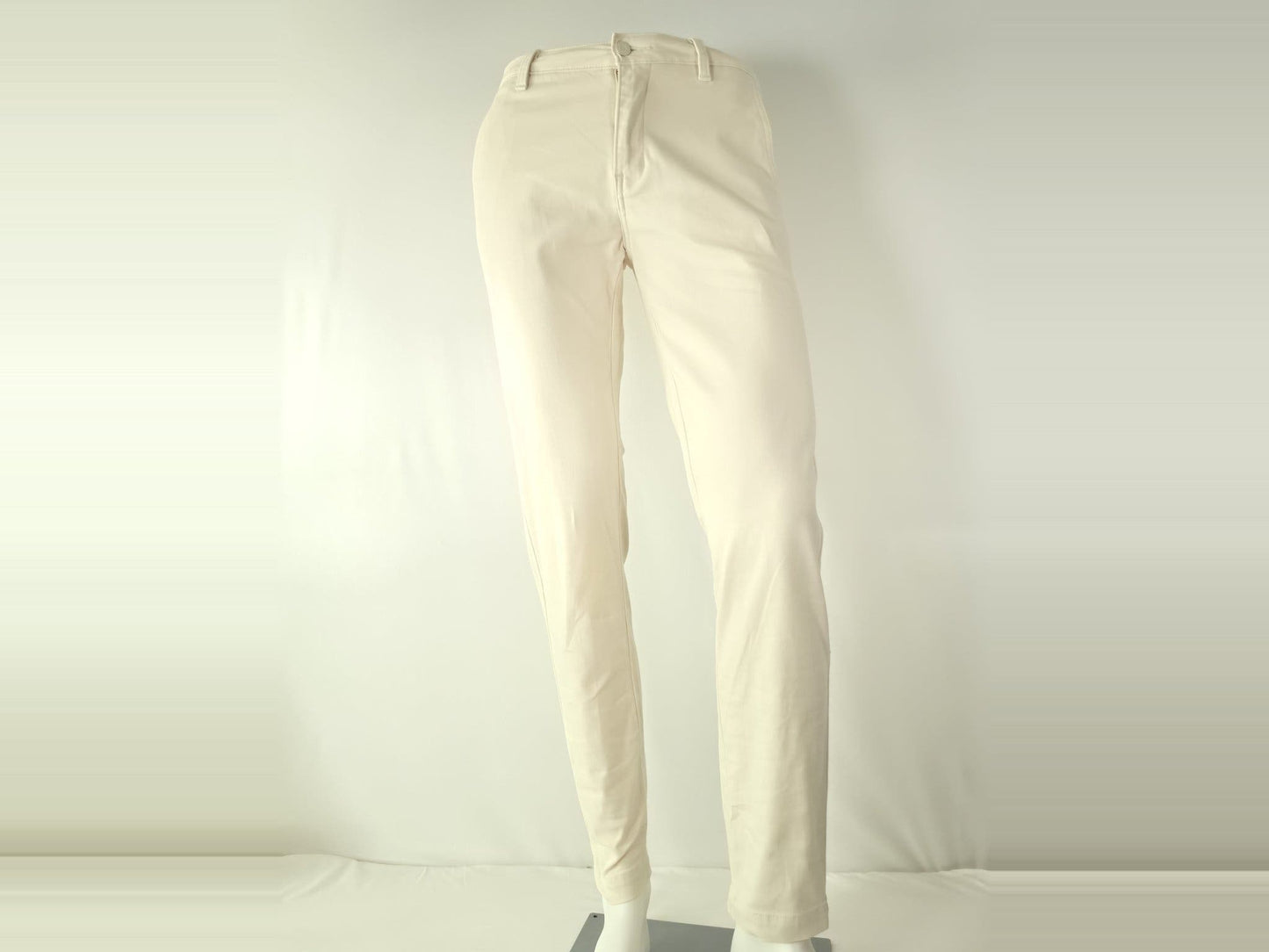 LEVIS XX Chino Standard Taper Pants Size S W29 L32 Beige Cotton Stretch Premium