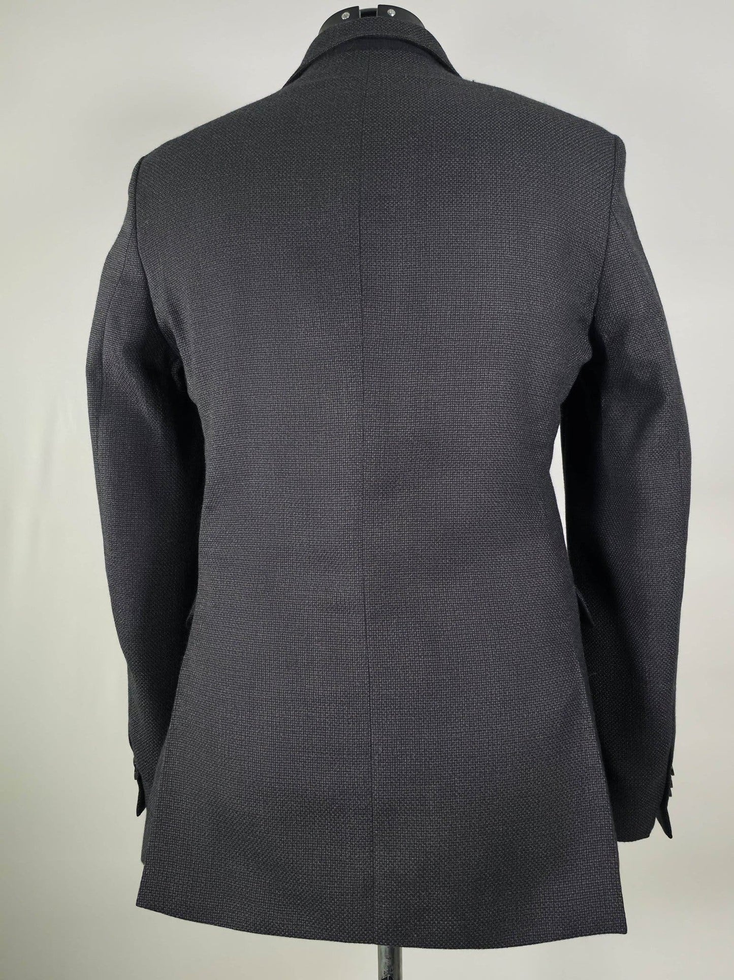 OSCAR JACOBSON Falk Blazer Suit Jacket Size 52 L Dark Grey 100% Wool Premium