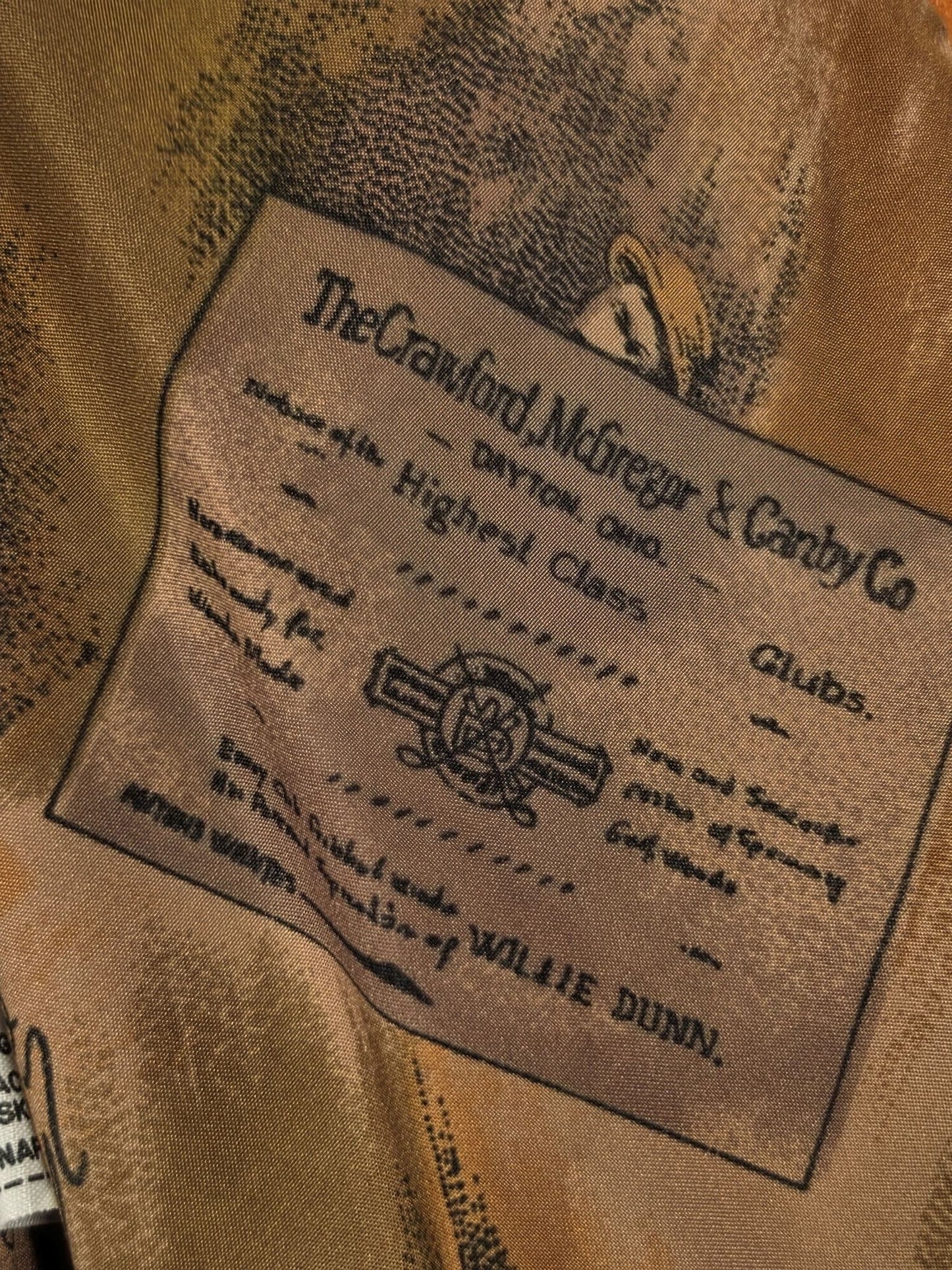 VINTAGE Brown Genuine Leather Jacket Collarless Luxury Coat Soft Nappa Size L 40