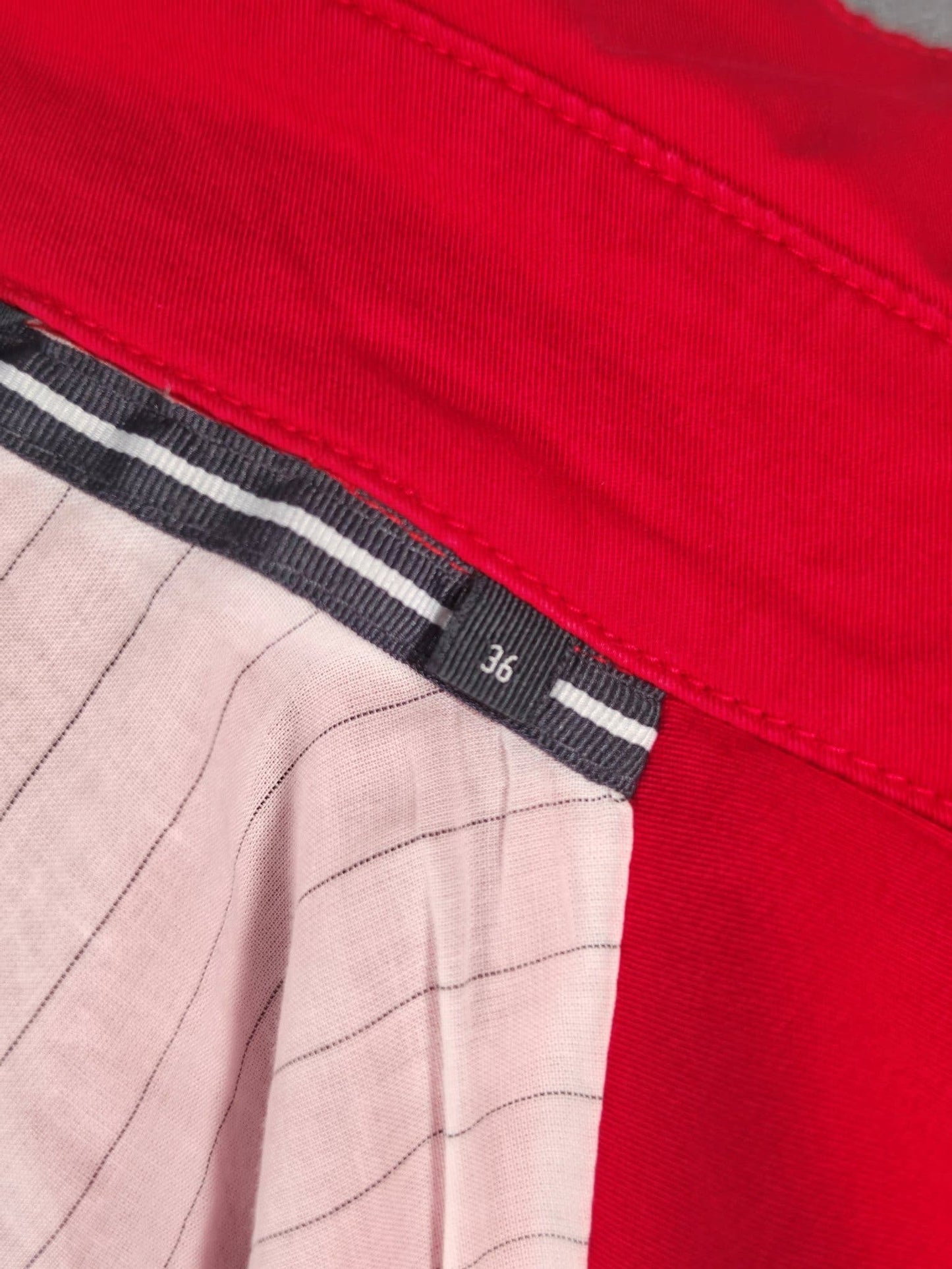 MARC O’POLO Trenchcoat Jacket Coat Size 36 S Red Cotton Premium Quality