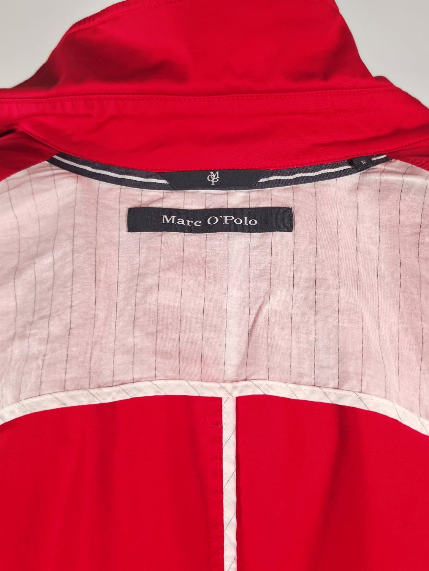 MARC O’POLO Trenchcoat Jacket Coat Size 36 S Red Cotton Premium Quality