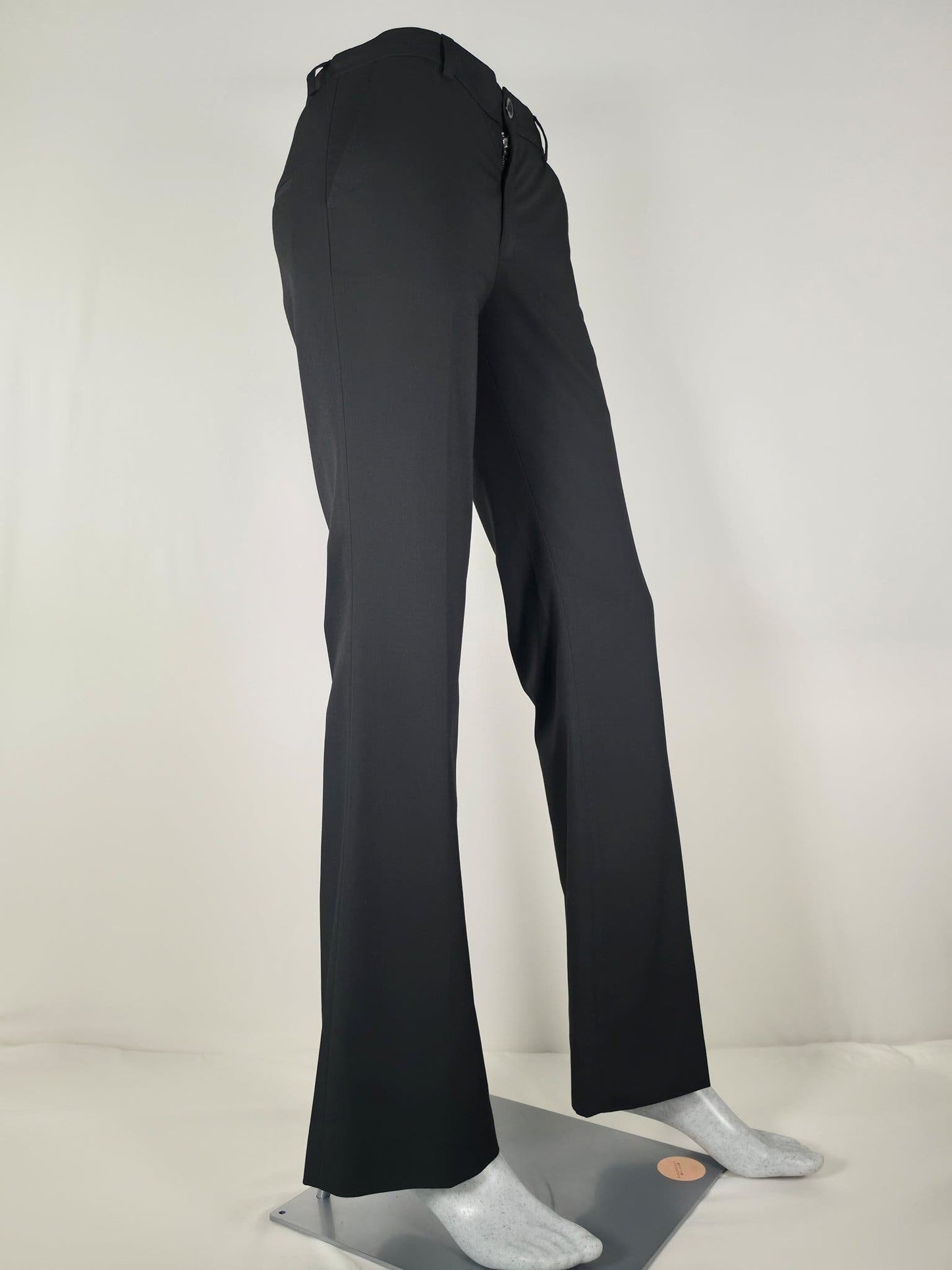 FILIPPA K Kim Slacks Trousers Size XS 34 Black Bootcut Flare Premium Luxury