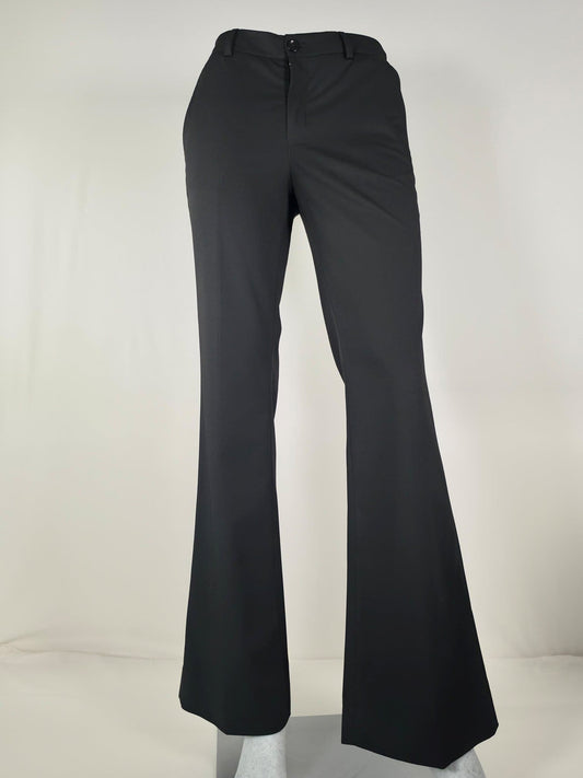 FILIPPA K Kim Slacks Trousers Size XS 34 Black Bootcut Flare Premium Luxury