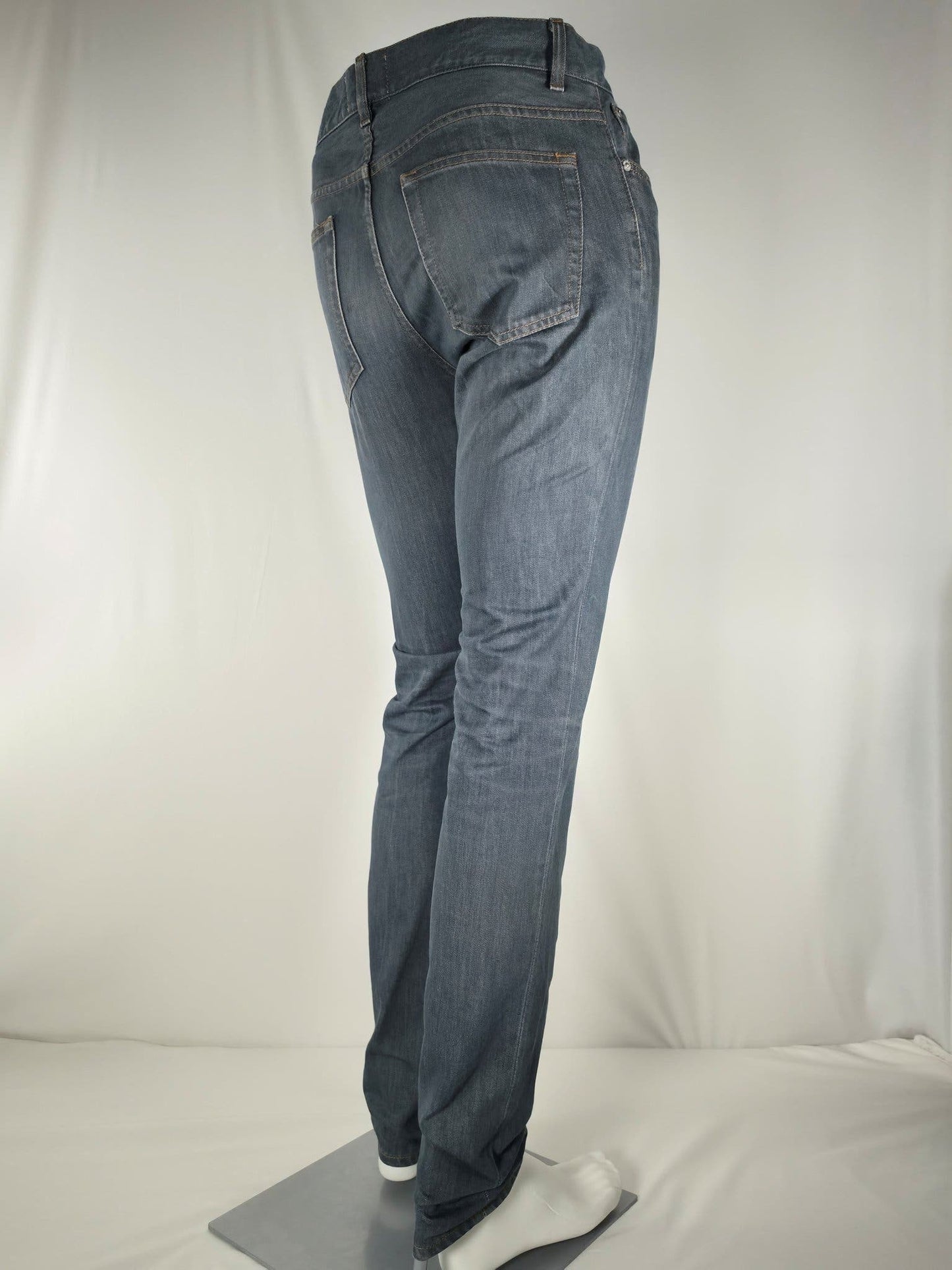 ACNE STUDIOS Ace Legend Rinse Jeans Size M 31/34 Blue Cotton Slim Dark Denim