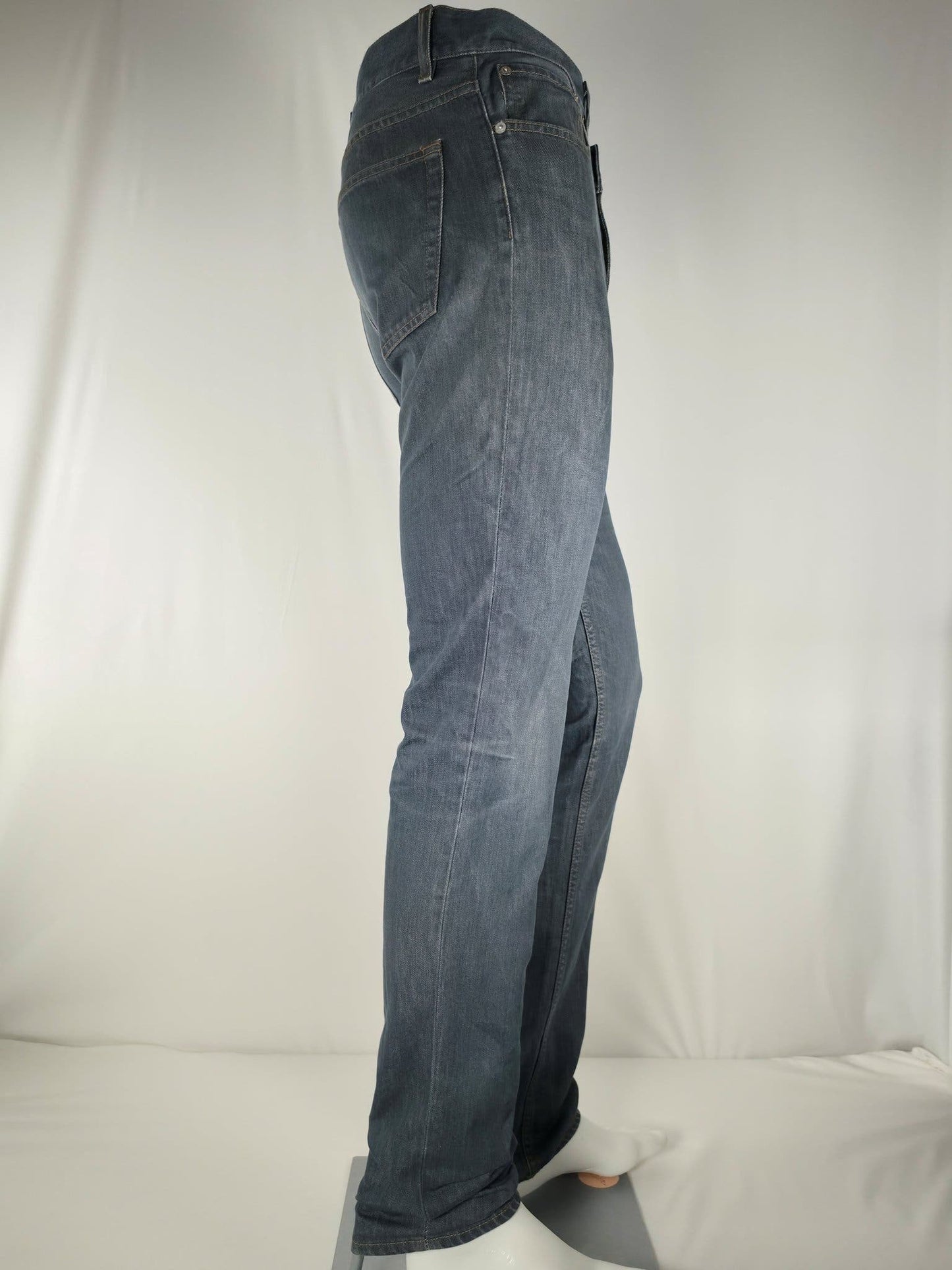 ACNE STUDIOS Ace Legend Rinse Jeans Size M 31/34 Blue Cotton Slim Dark Denim