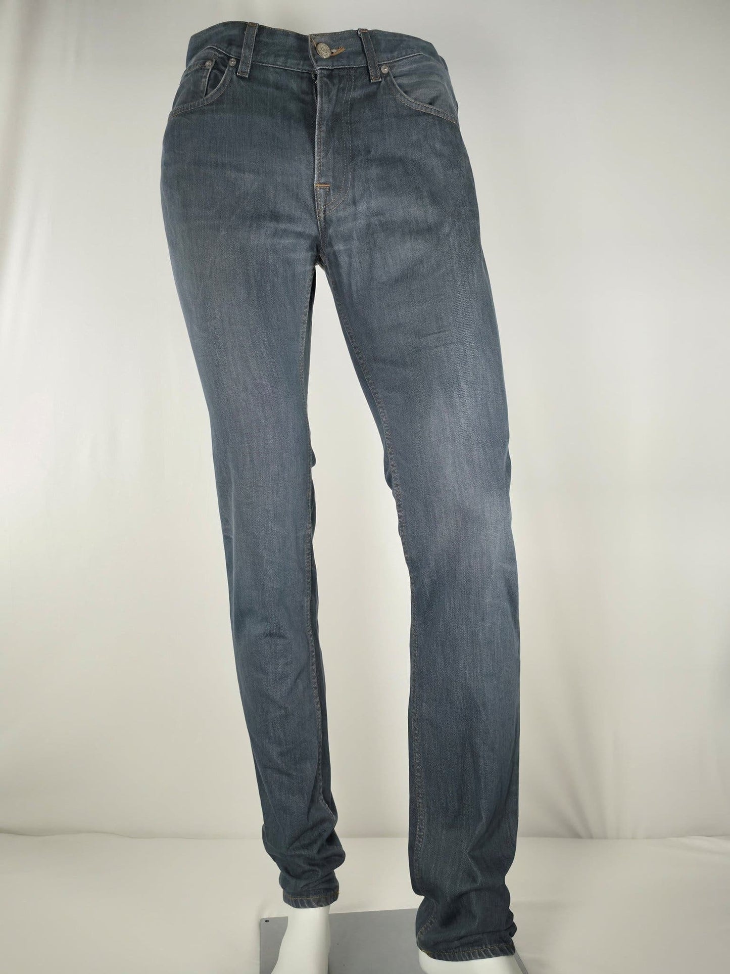 ACNE STUDIOS Ace Legend Rinse Jeans Size M 31/34 Blue Cotton Slim Dark Denim